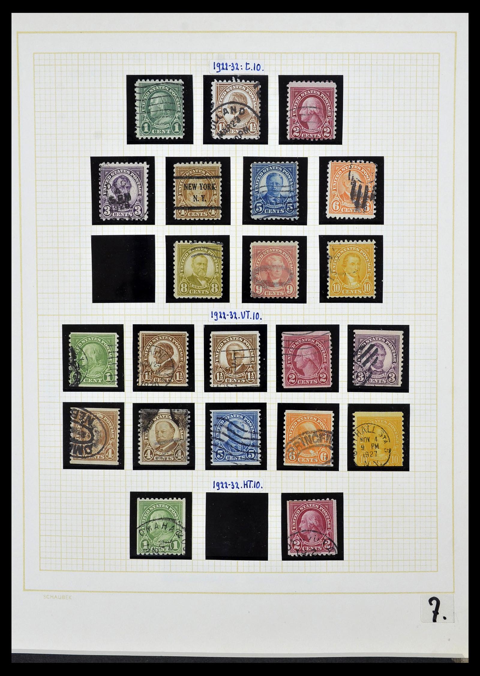 34525 024 - Postzegelverzameling 34525 USA 1851-1980.
