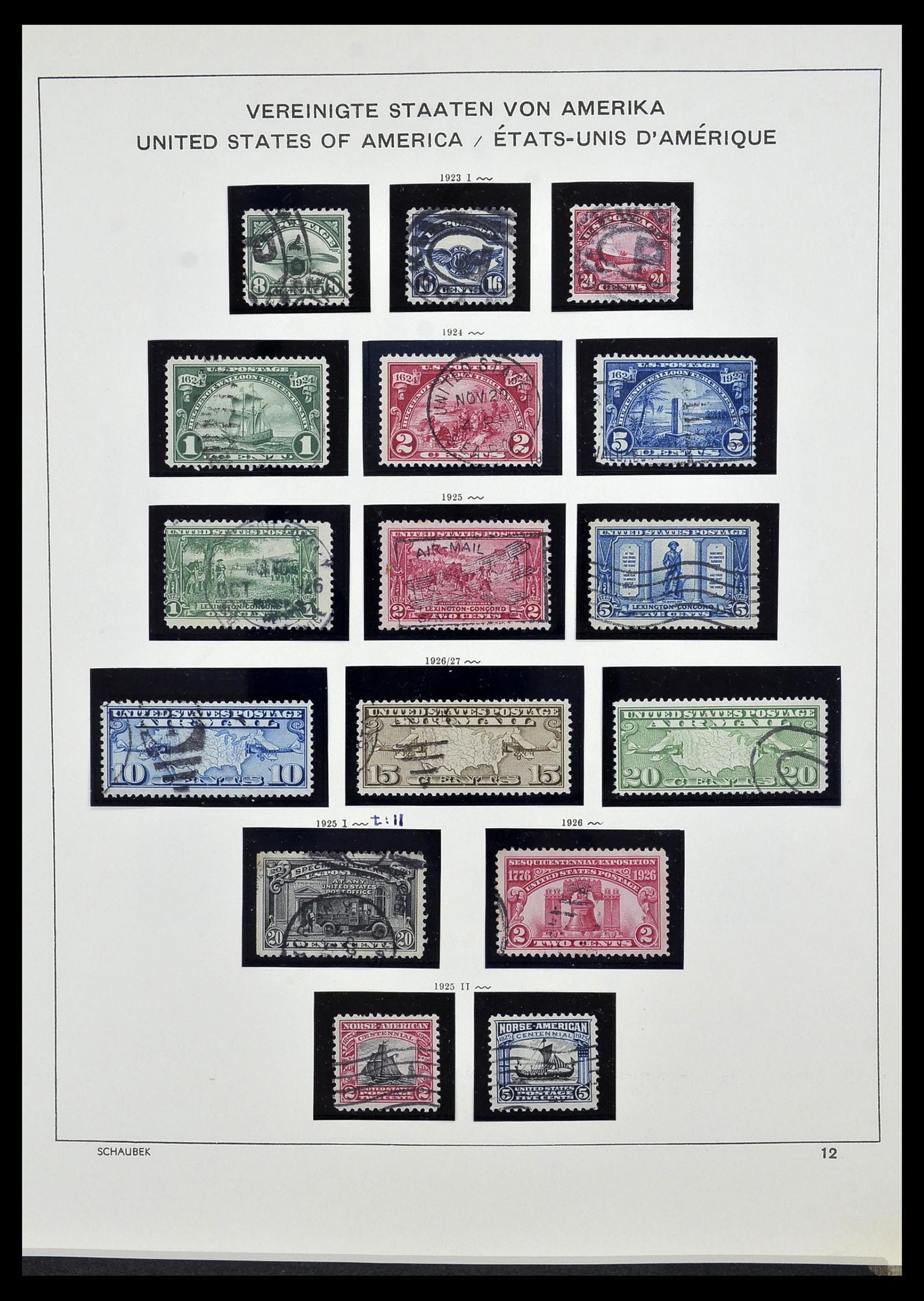 34525 025 - Postzegelverzameling 34525 USA 1851-1980.
