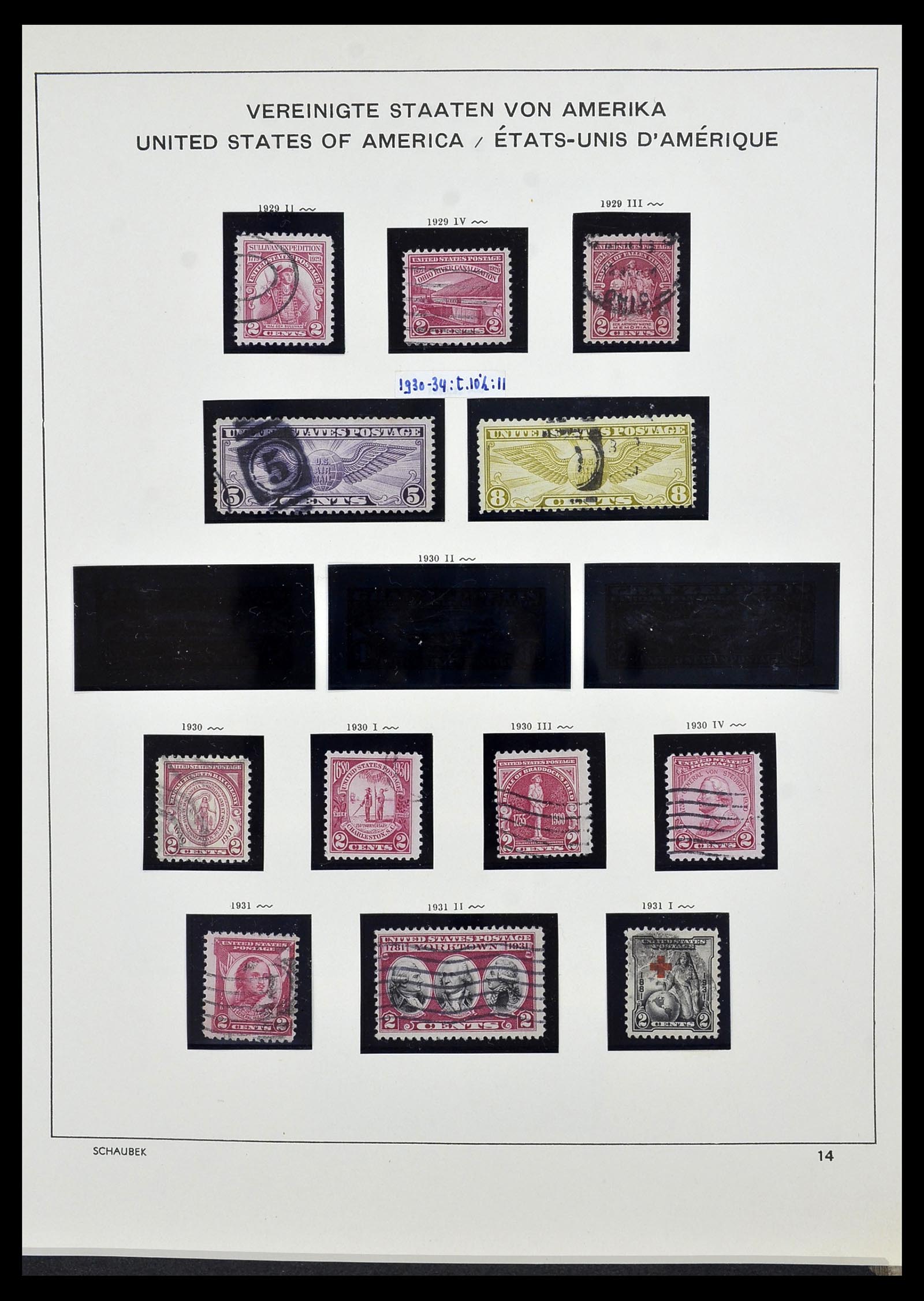 34525 027 - Postzegelverzameling 34525 USA 1851-1980.