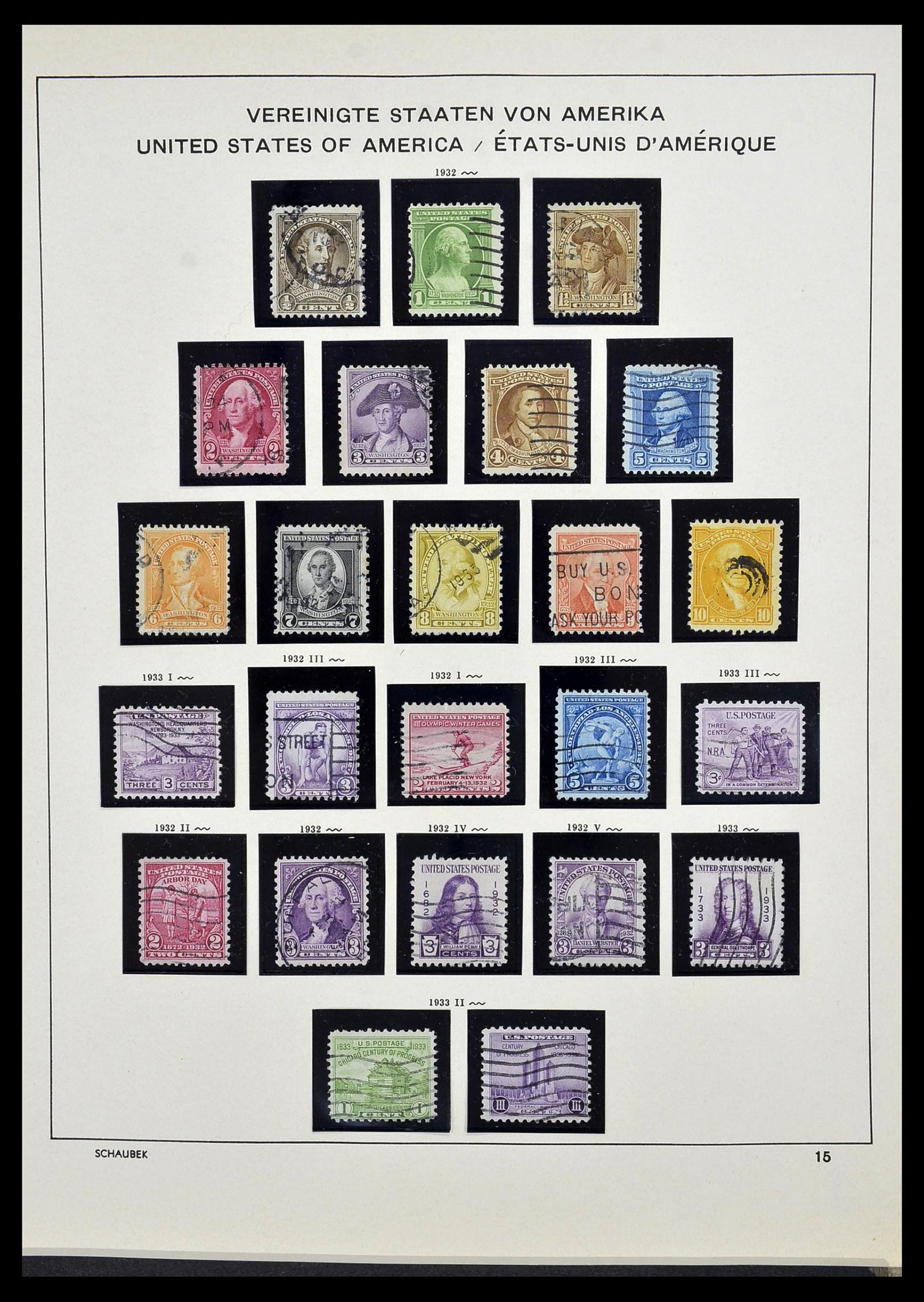34525 028 - Postzegelverzameling 34525 USA 1851-1980.