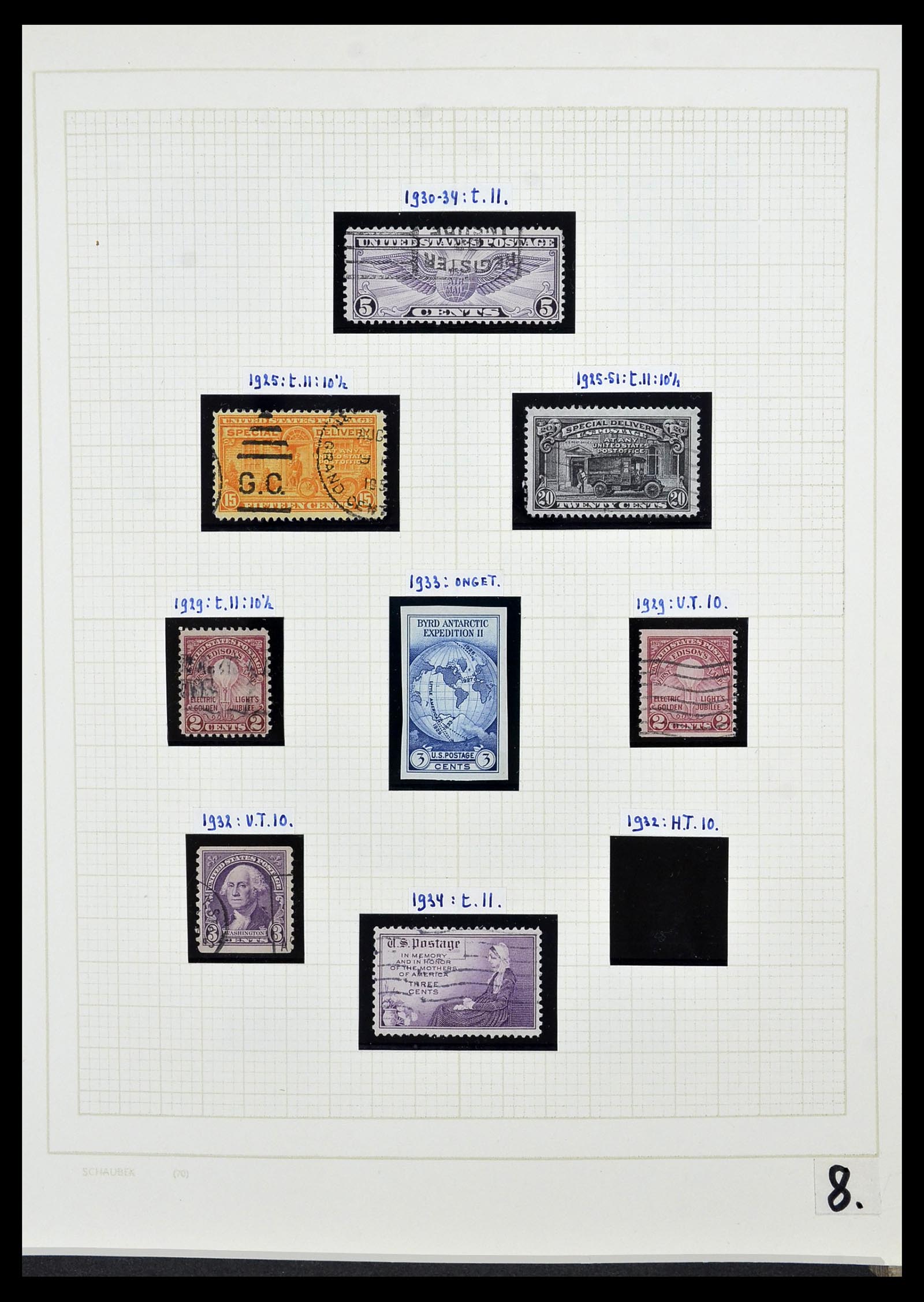 34525 029 - Postzegelverzameling 34525 USA 1851-1980.