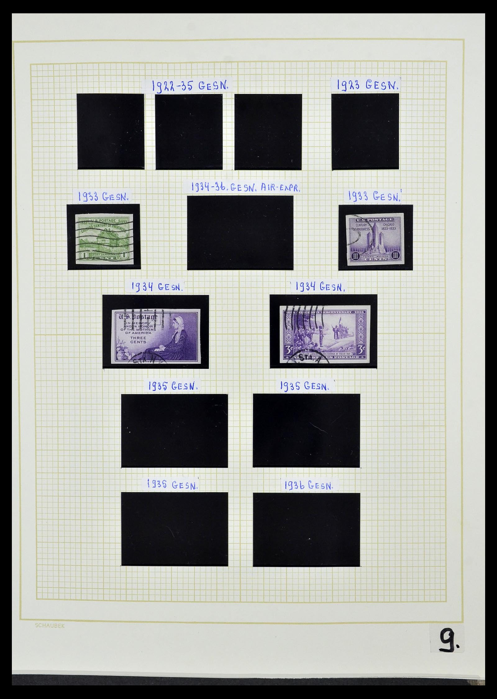 34525 030 - Postzegelverzameling 34525 USA 1851-1980.