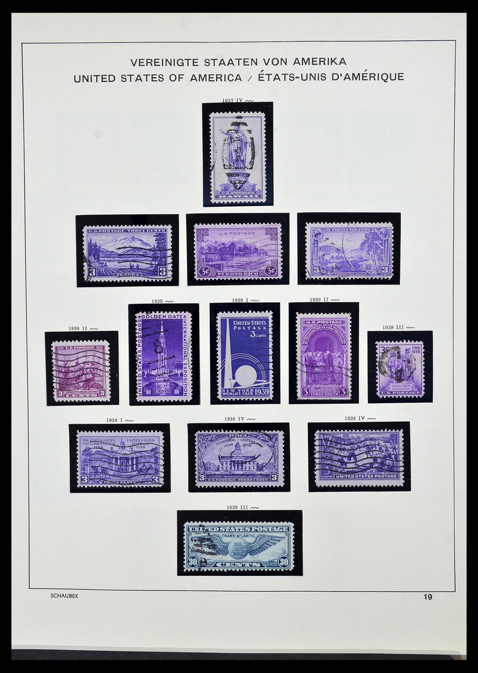 34525 035 - Postzegelverzameling 34525 USA 1851-1980.