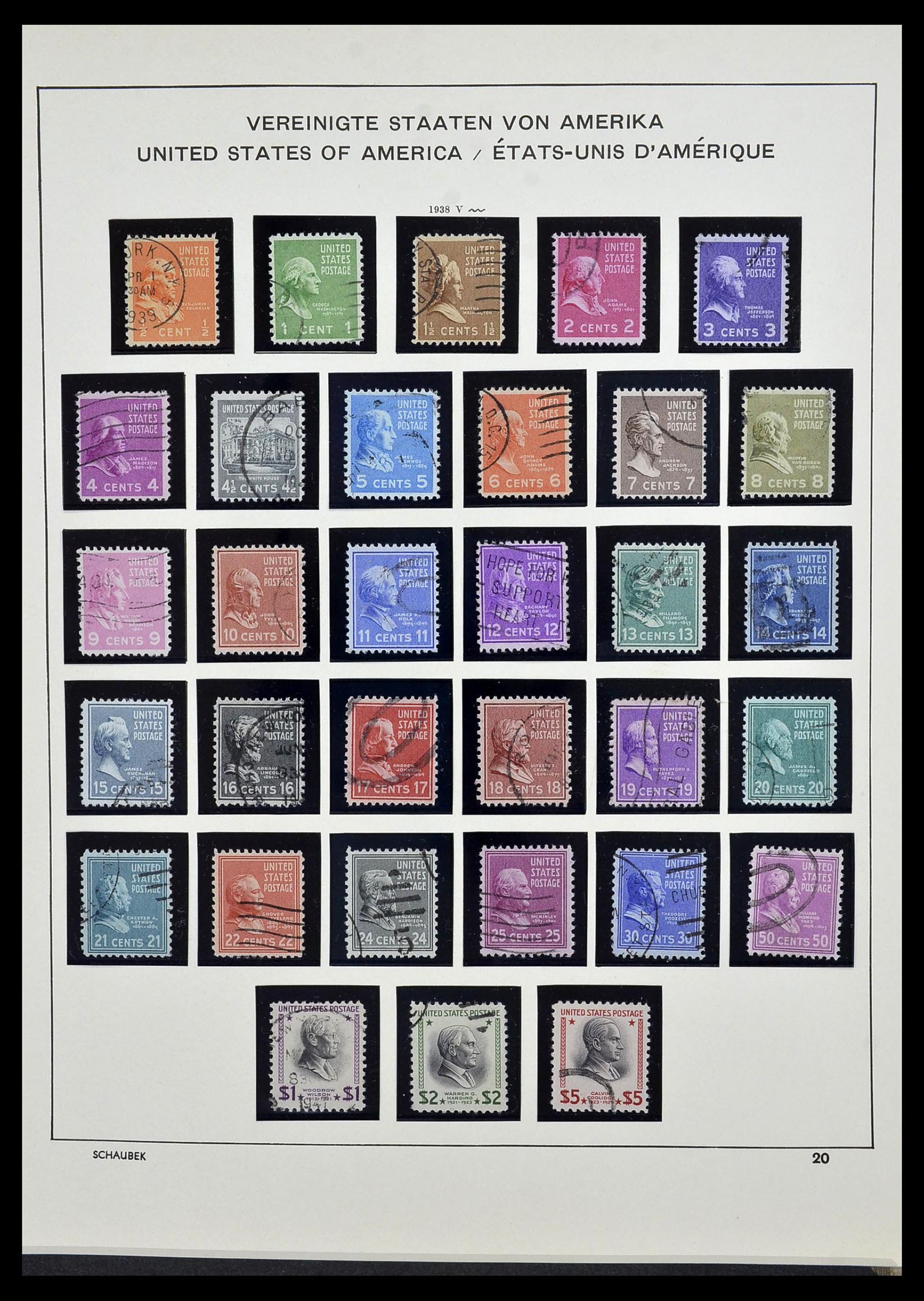34525 036 - Stamp Collection 34525 USA 1851-1980.