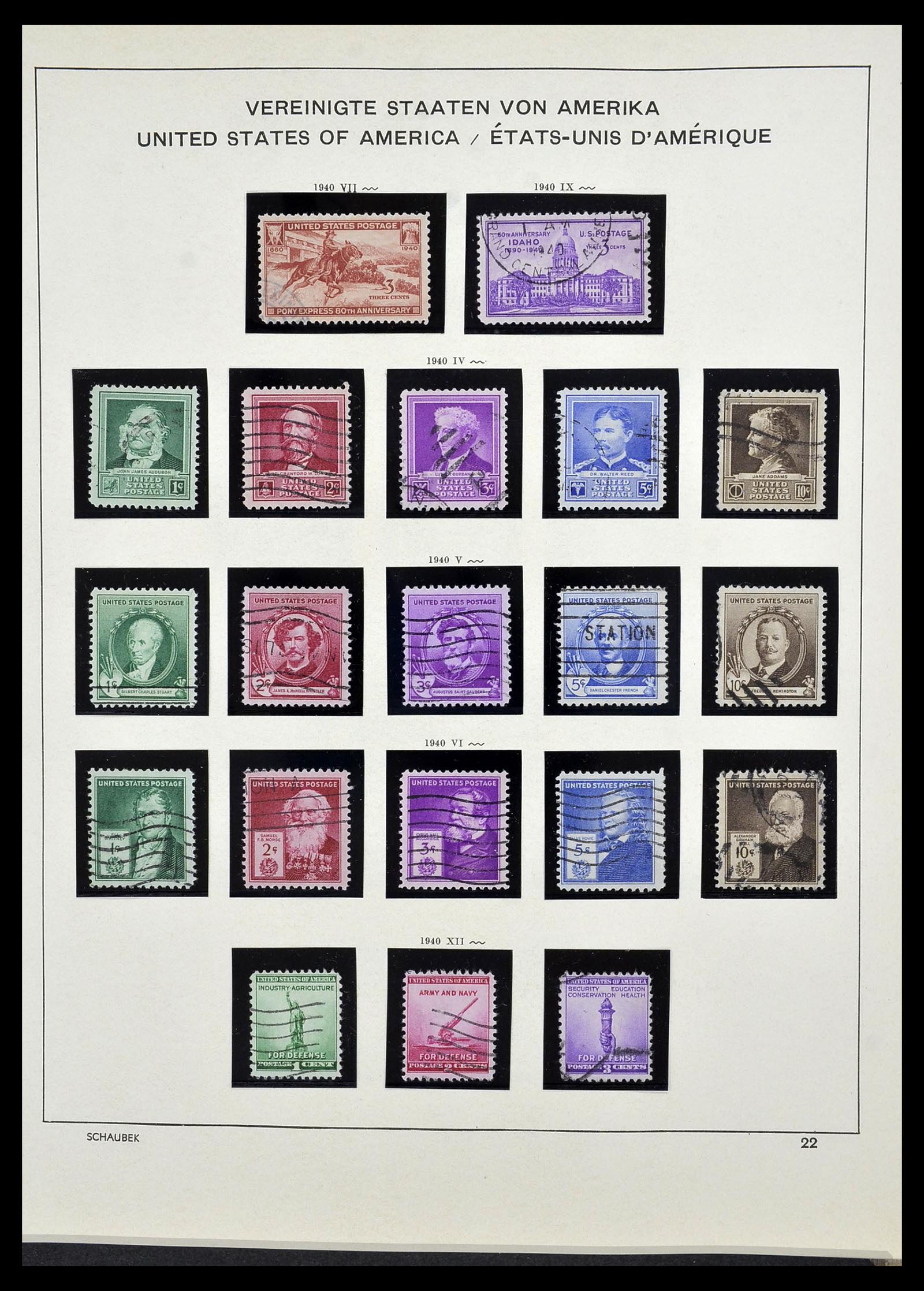 34525 039 - Stamp Collection 34525 USA 1851-1980.