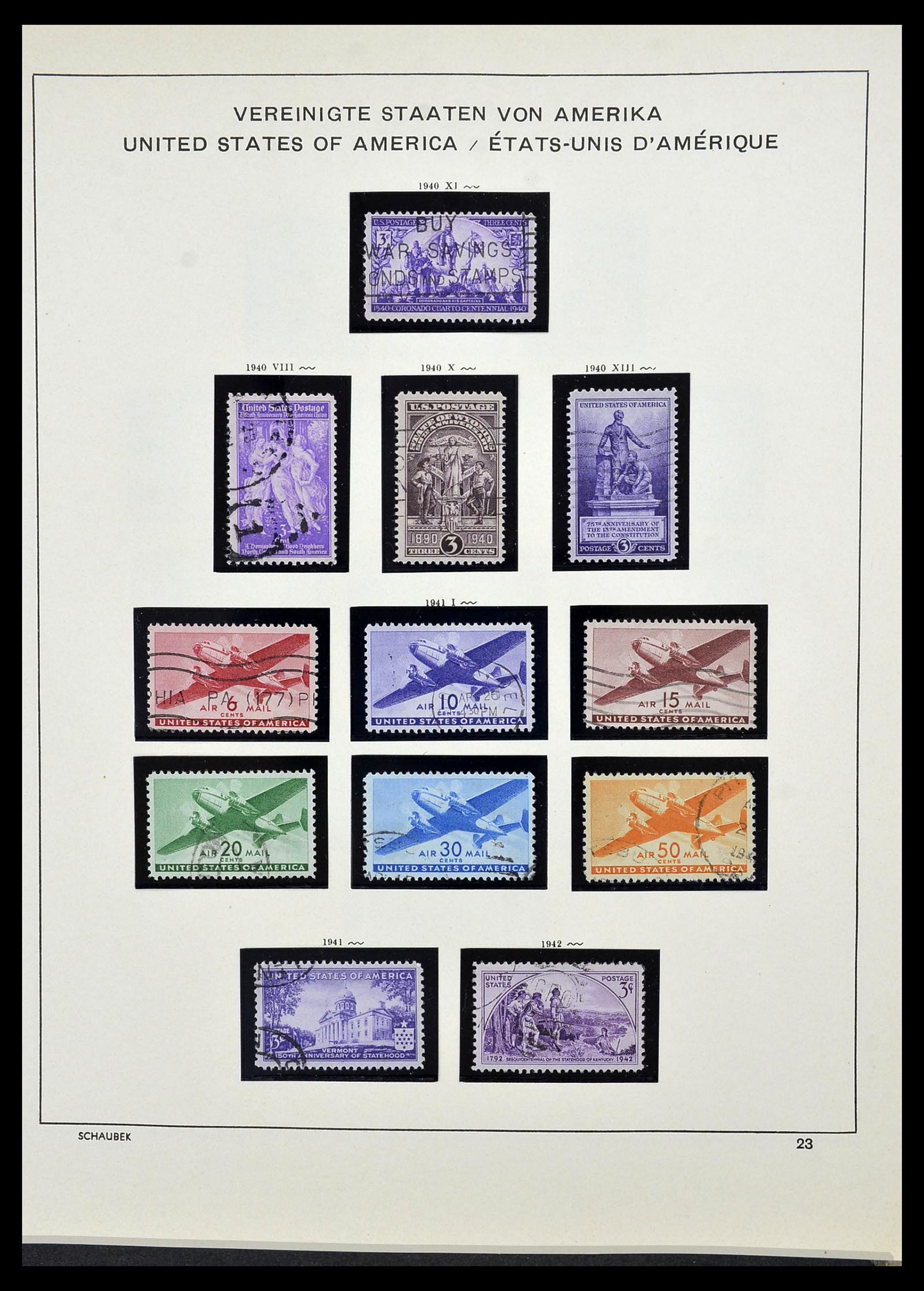 34525 040 - Stamp Collection 34525 USA 1851-1980.