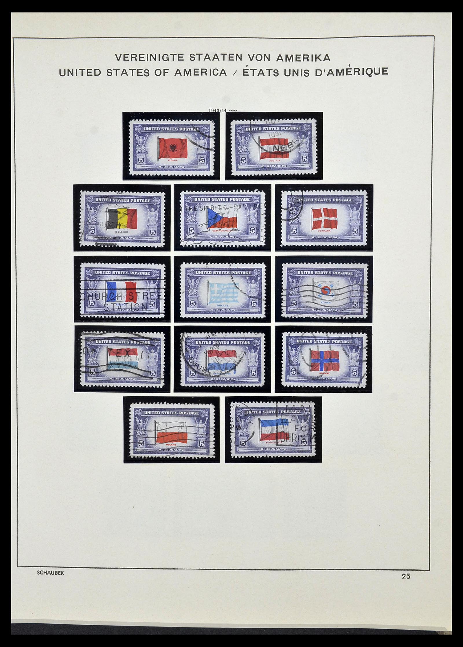 34525 042 - Postzegelverzameling 34525 USA 1851-1980.