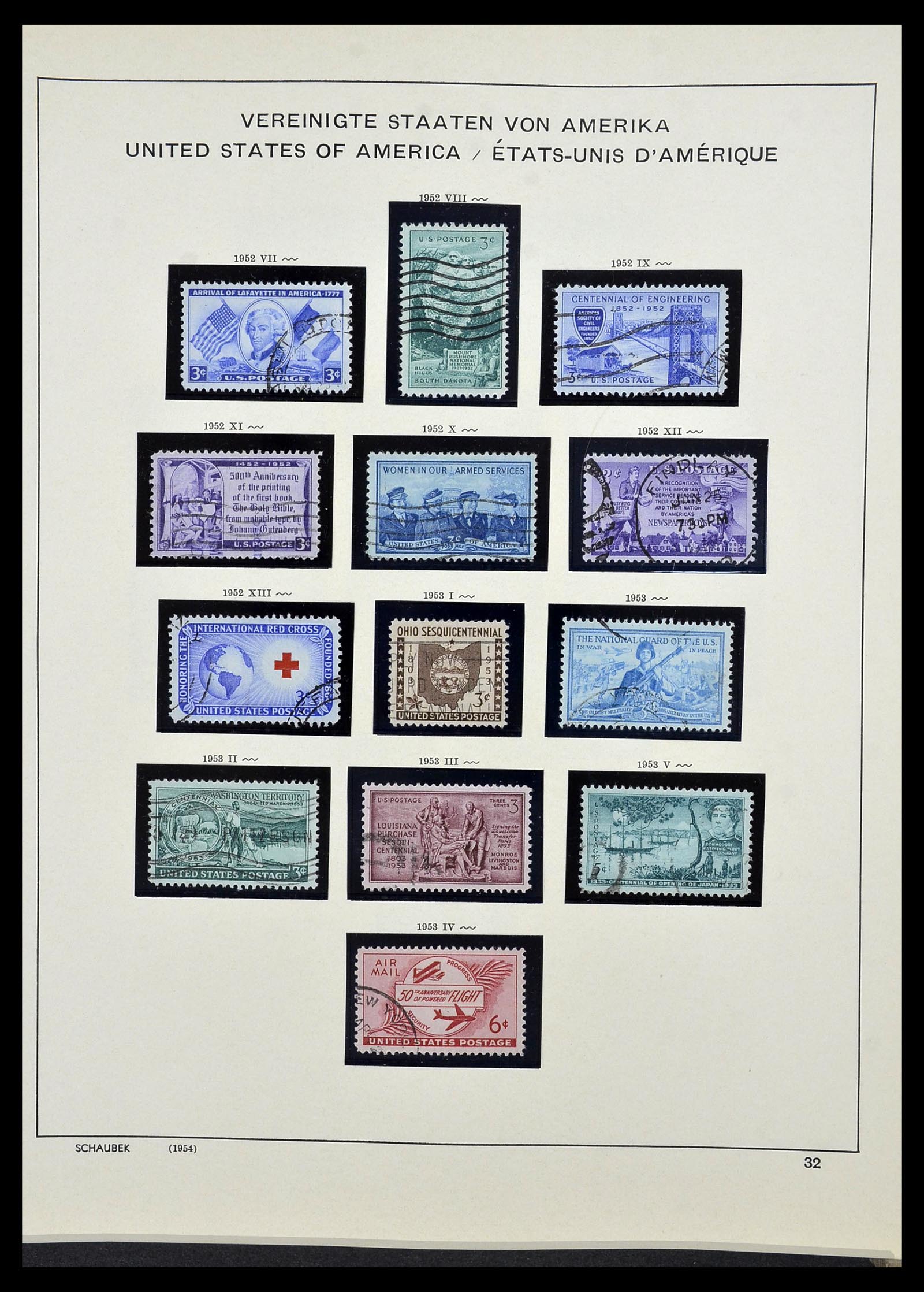 34525 049 - Postzegelverzameling 34525 USA 1851-1980.