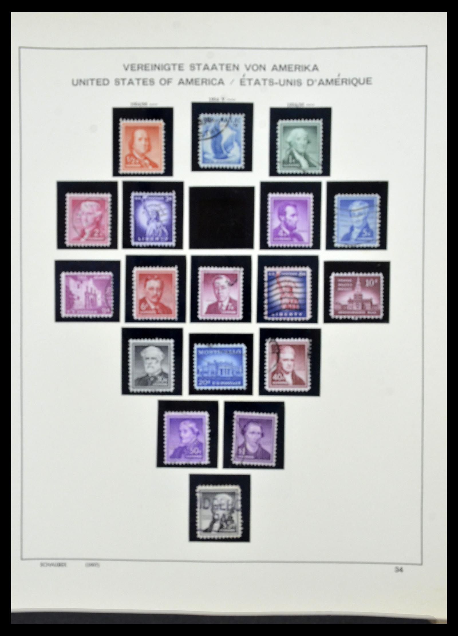 34525 051 - Stamp Collection 34525 USA 1851-1980.