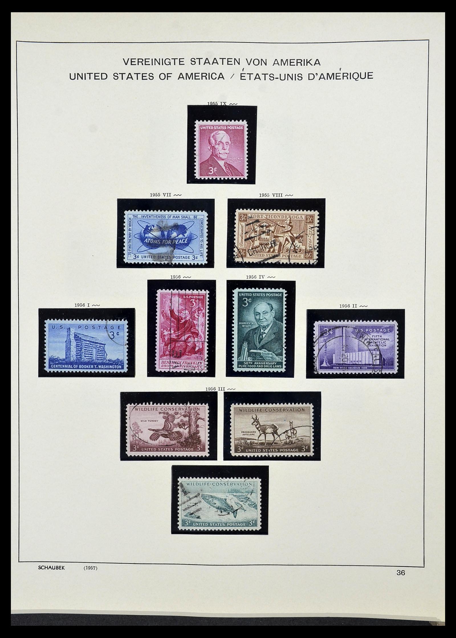 34525 053 - Postzegelverzameling 34525 USA 1851-1980.