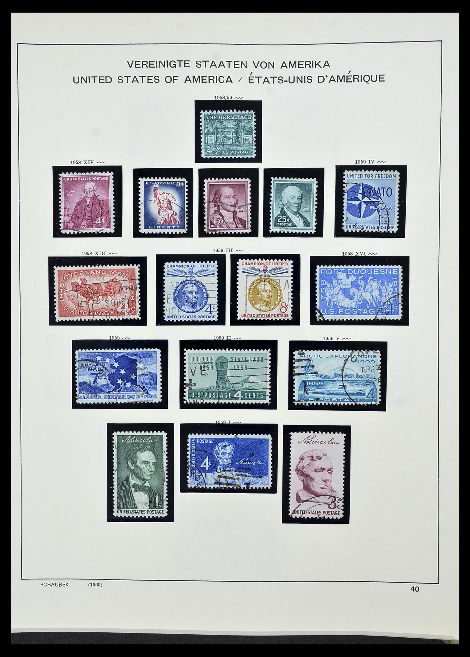 34525 057 - Stamp Collection 34525 USA 1851-1980.