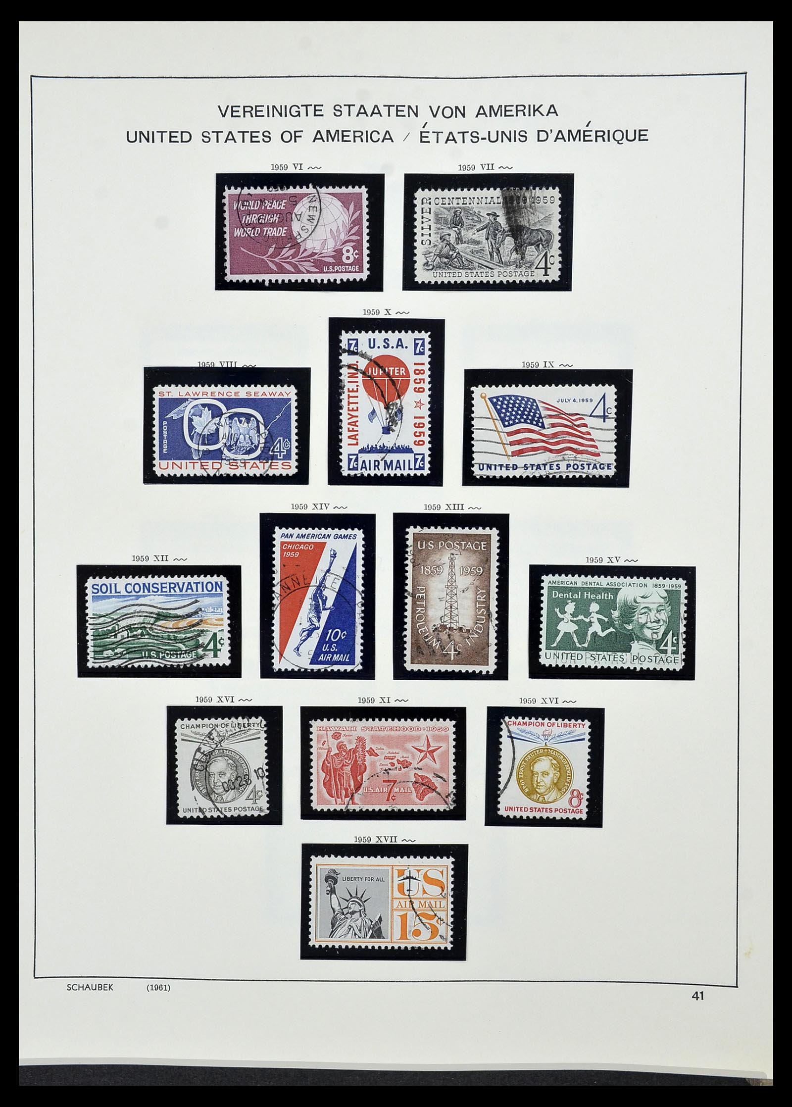 34525 058 - Stamp Collection 34525 USA 1851-1980.