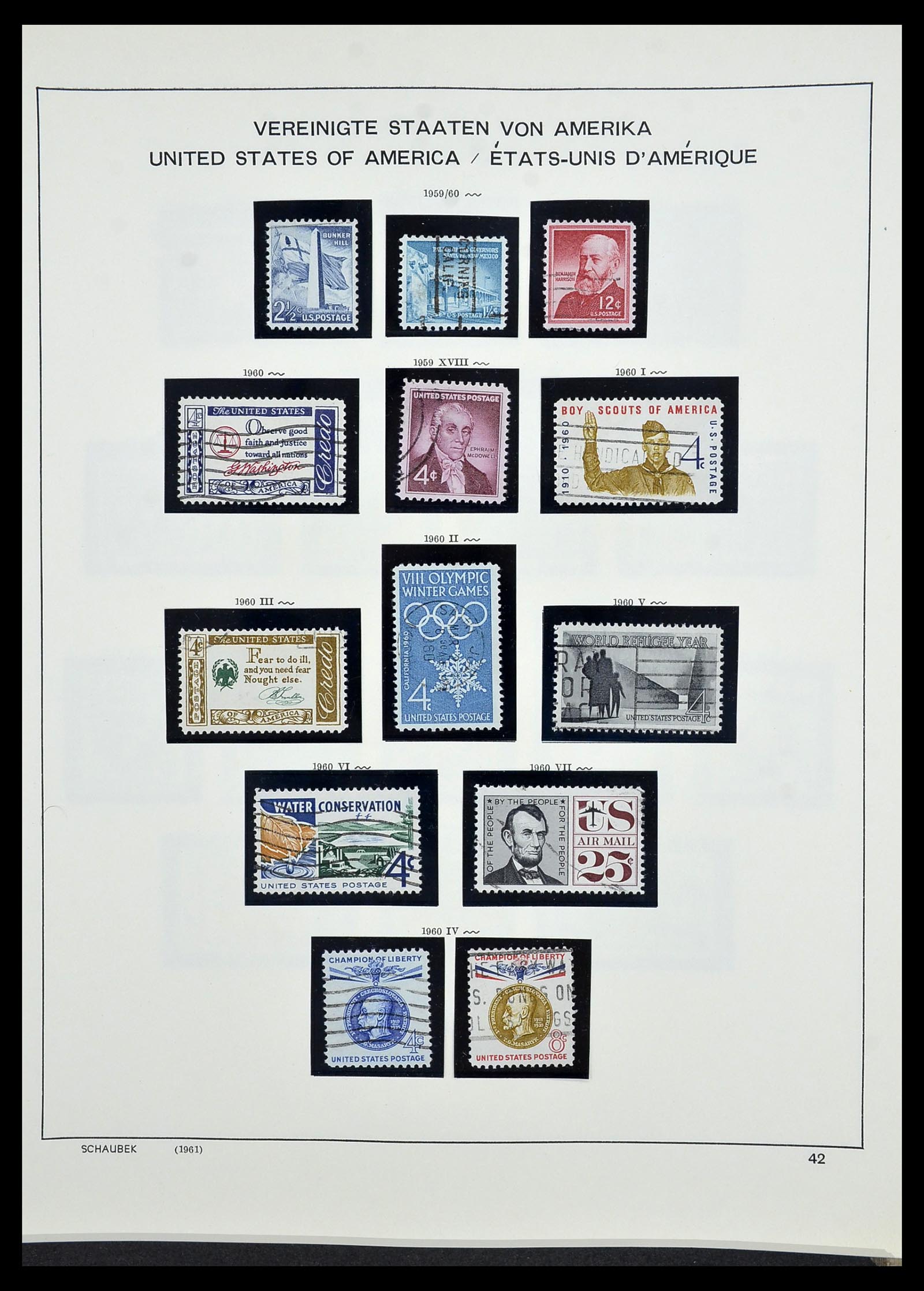 34525 059 - Stamp Collection 34525 USA 1851-1980.