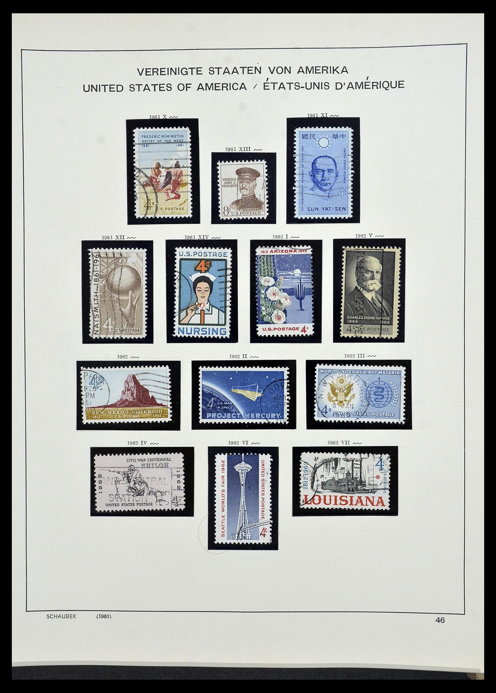 34525 063 - Postzegelverzameling 34525 USA 1851-1980.