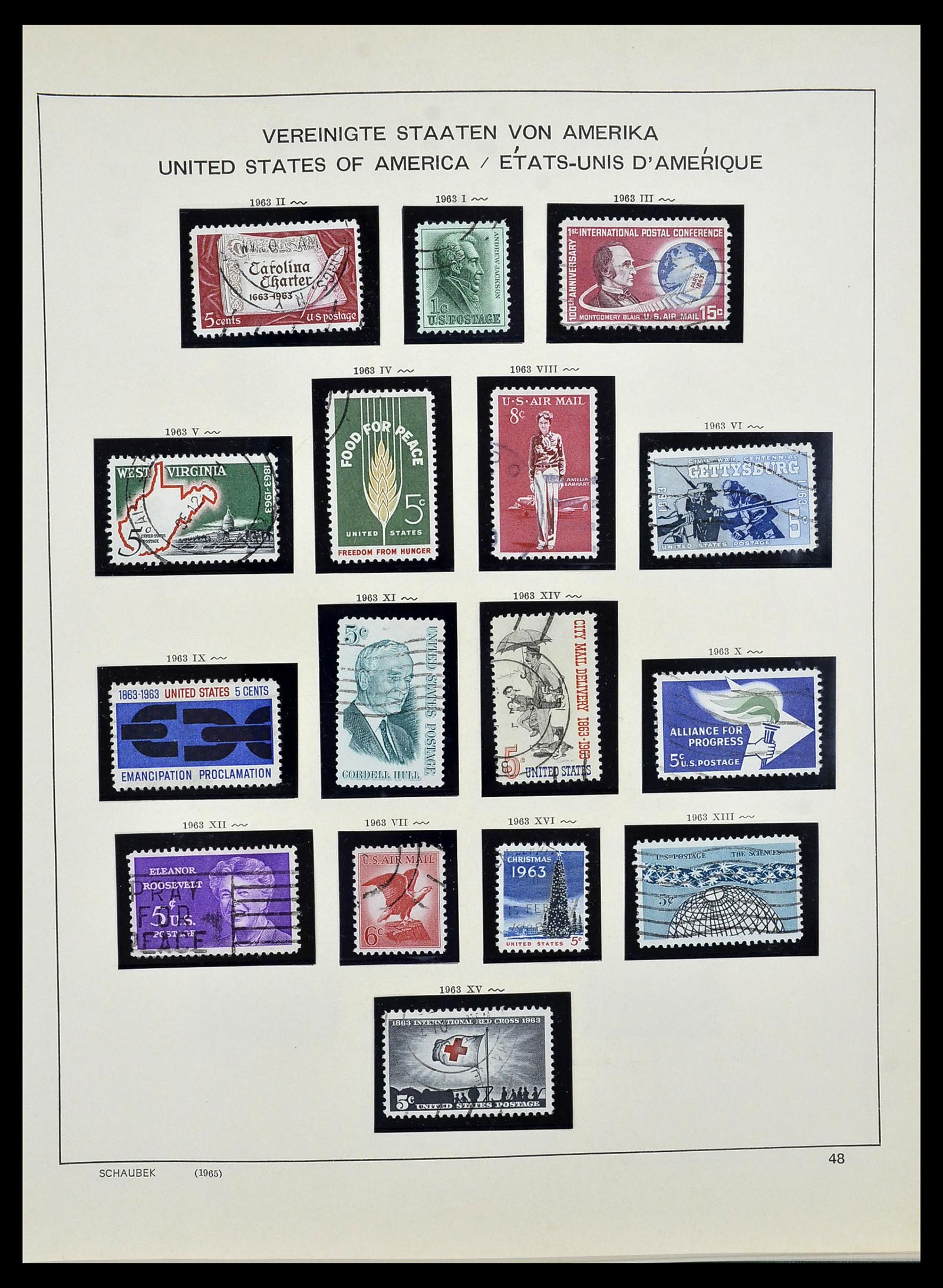 34525 065 - Postzegelverzameling 34525 USA 1851-1980.
