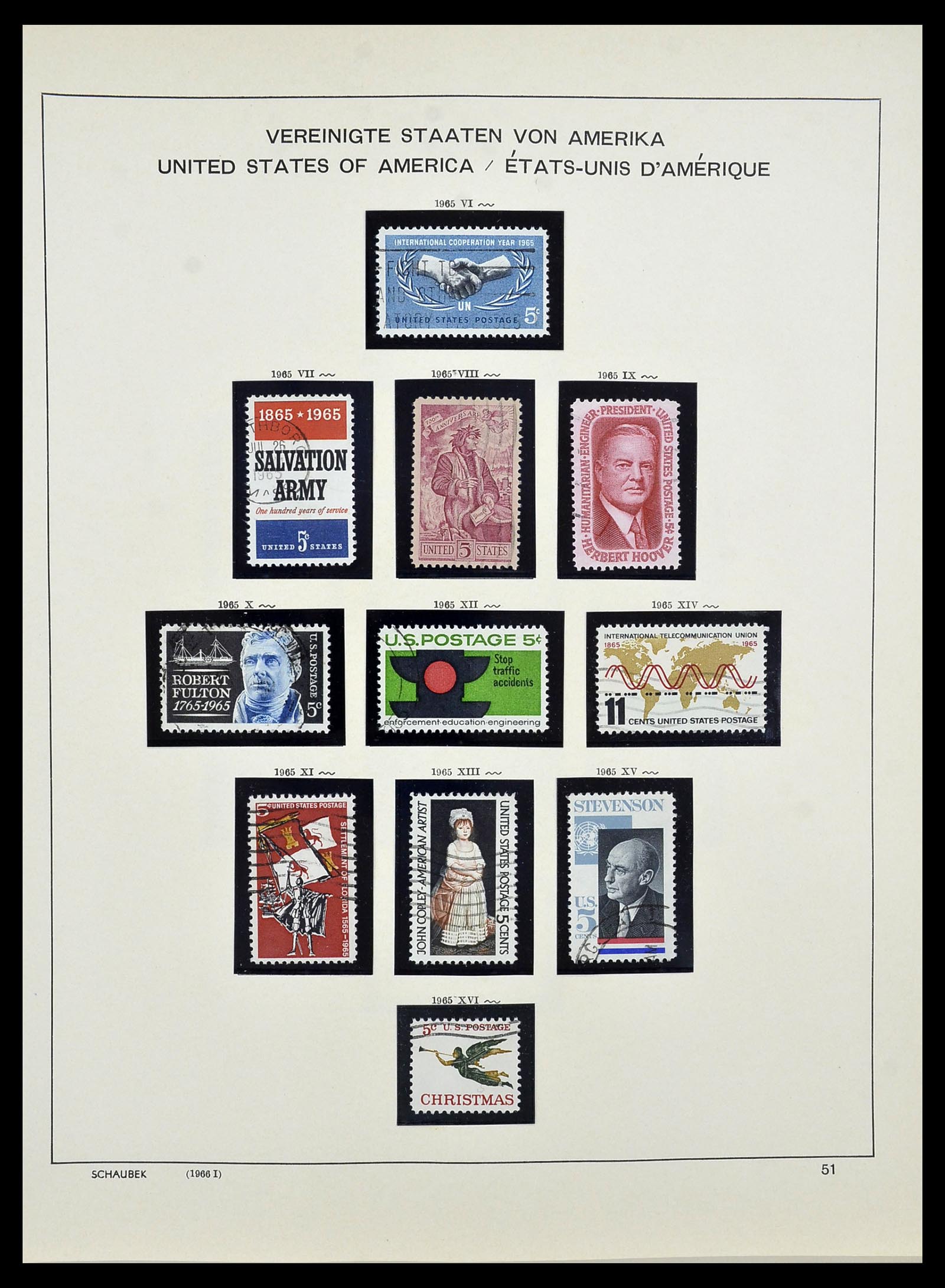 34525 068 - Postzegelverzameling 34525 USA 1851-1980.