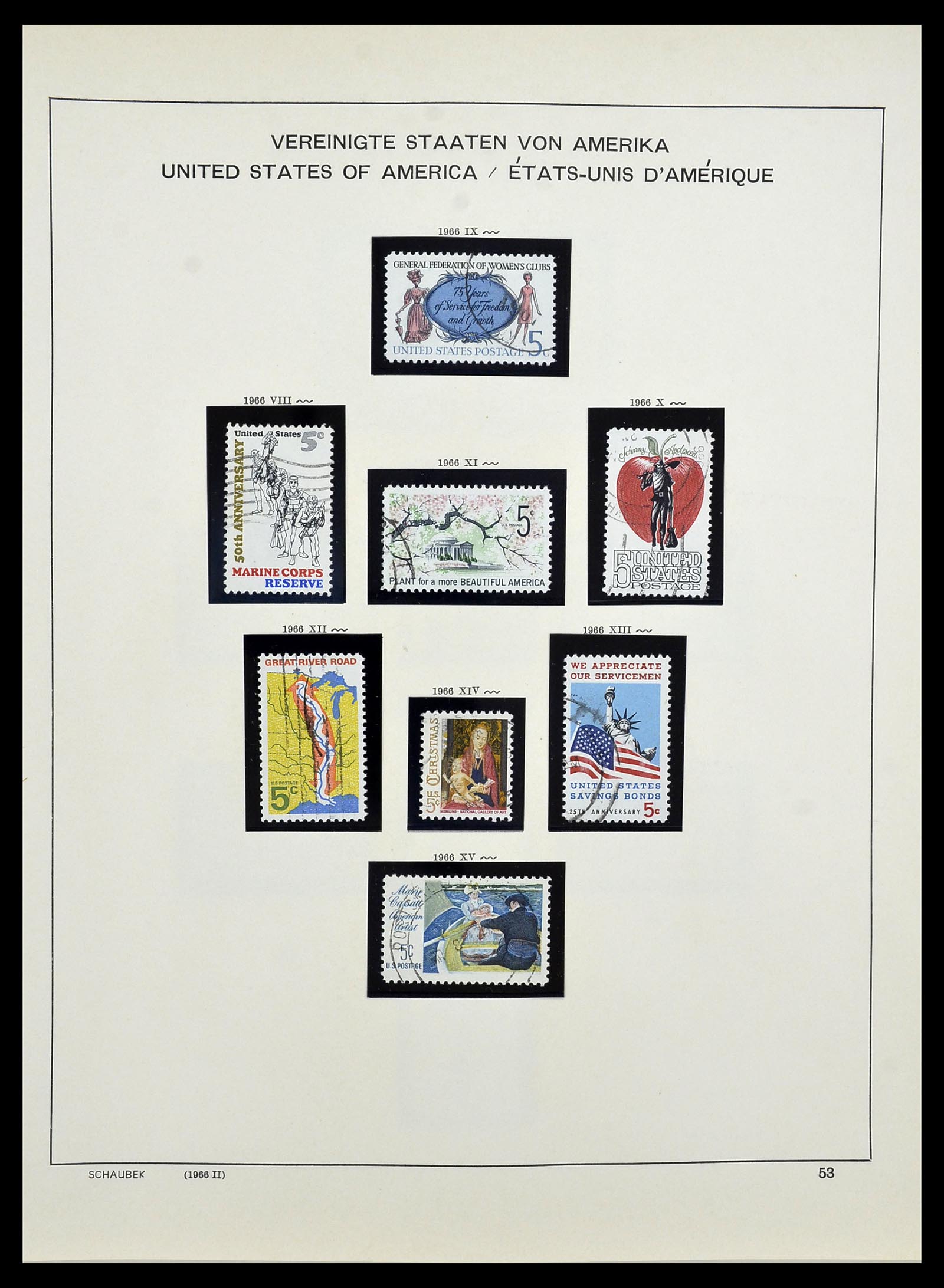 34525 070 - Postzegelverzameling 34525 USA 1851-1980.
