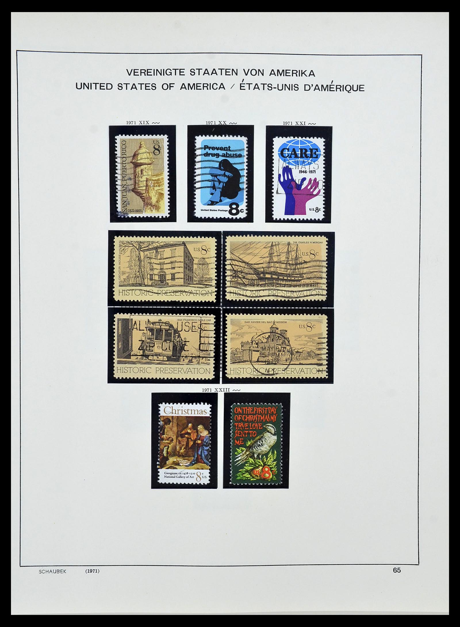34525 082 - Stamp Collection 34525 USA 1851-1980.