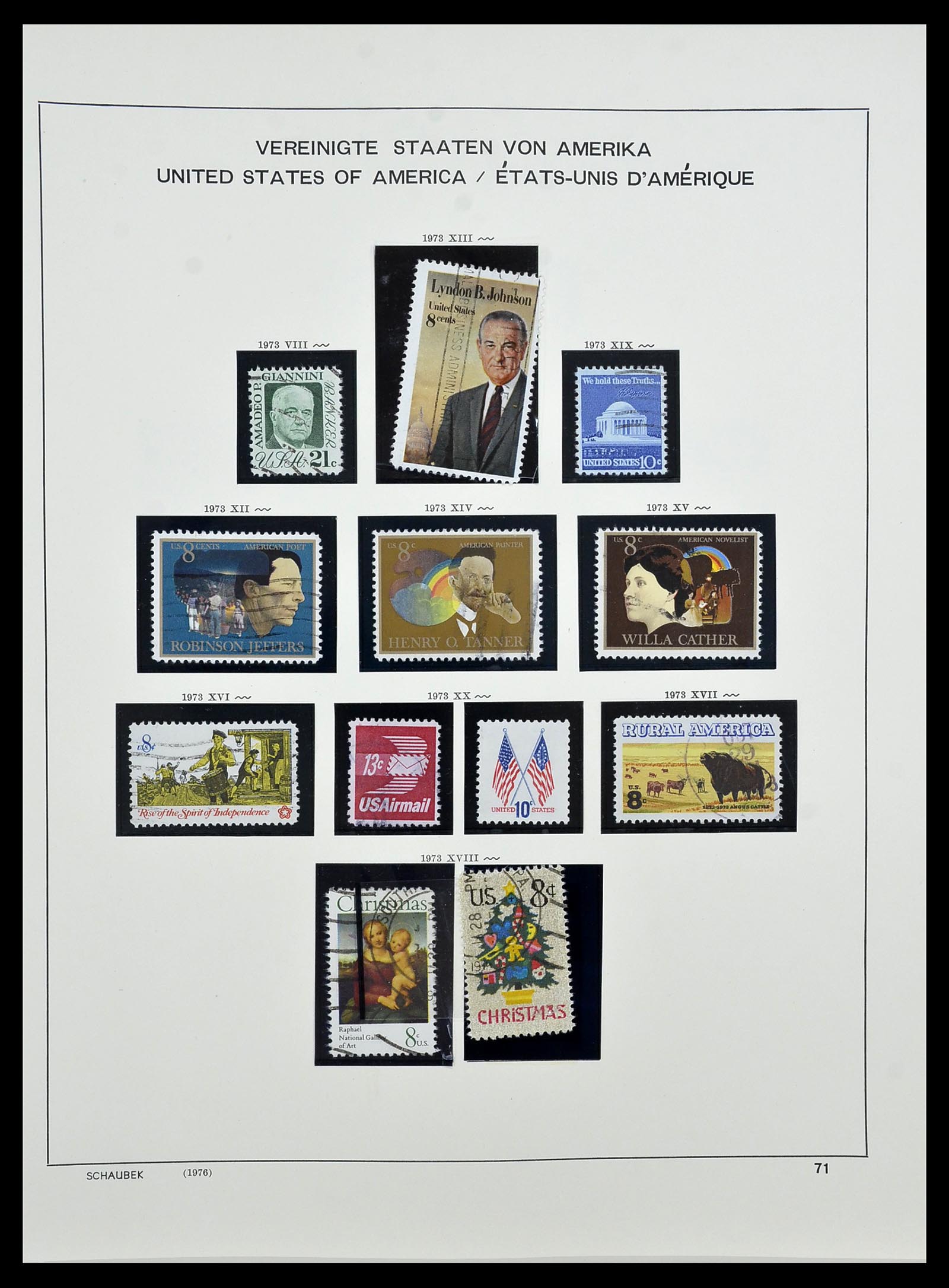 34525 089 - Postzegelverzameling 34525 USA 1851-1980.
