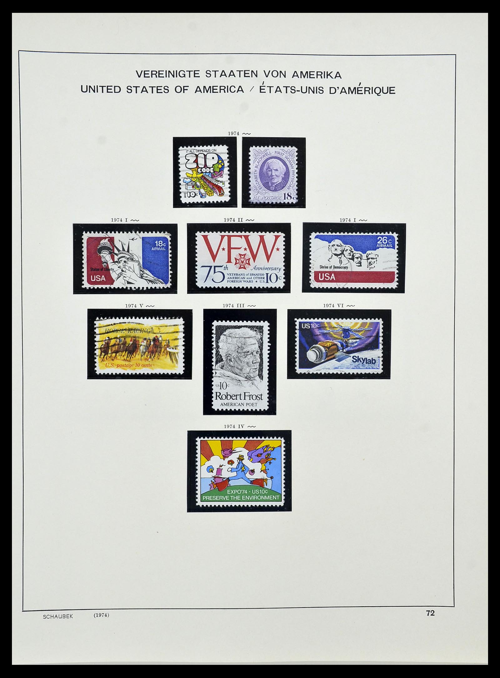 34525 090 - Stamp Collection 34525 USA 1851-1980.