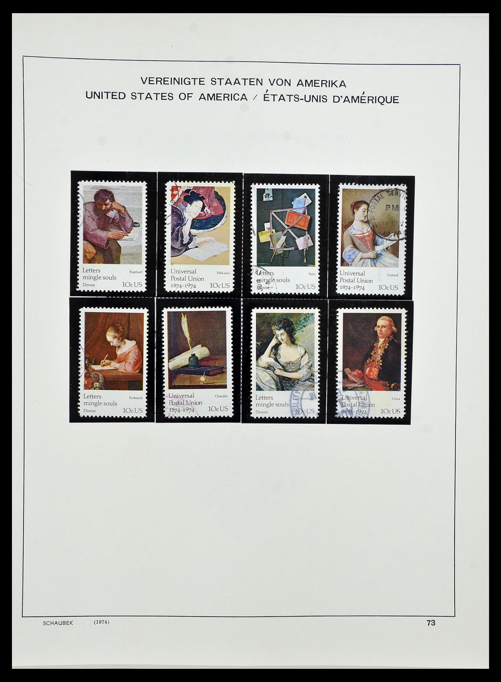34525 091 - Postzegelverzameling 34525 USA 1851-1980.