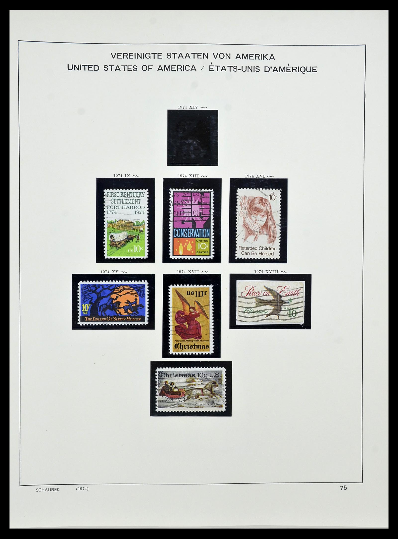 34525 093 - Postzegelverzameling 34525 USA 1851-1980.