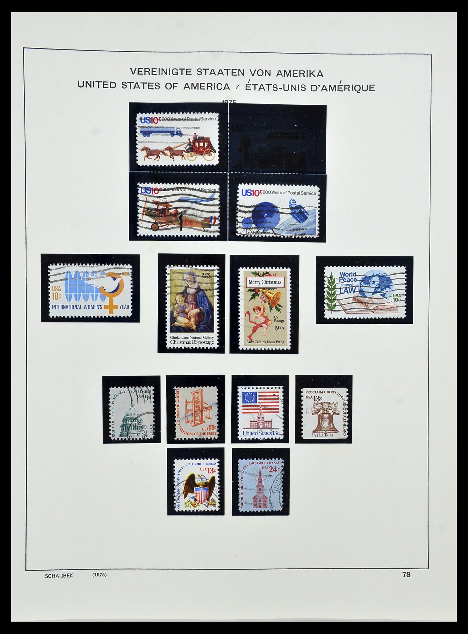34525 096 - Postzegelverzameling 34525 USA 1851-1980.