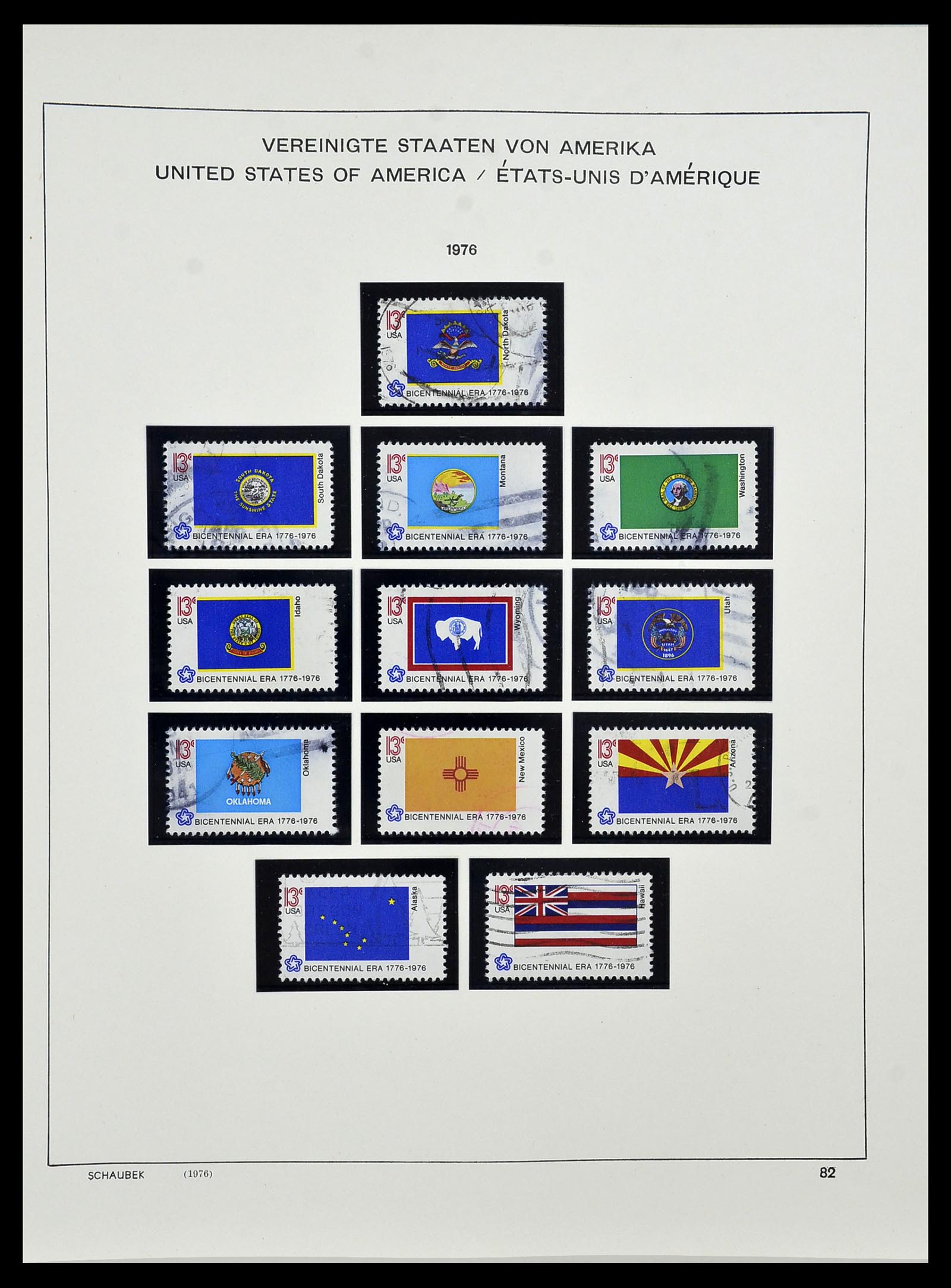 34525 100 - Postzegelverzameling 34525 USA 1851-1980.