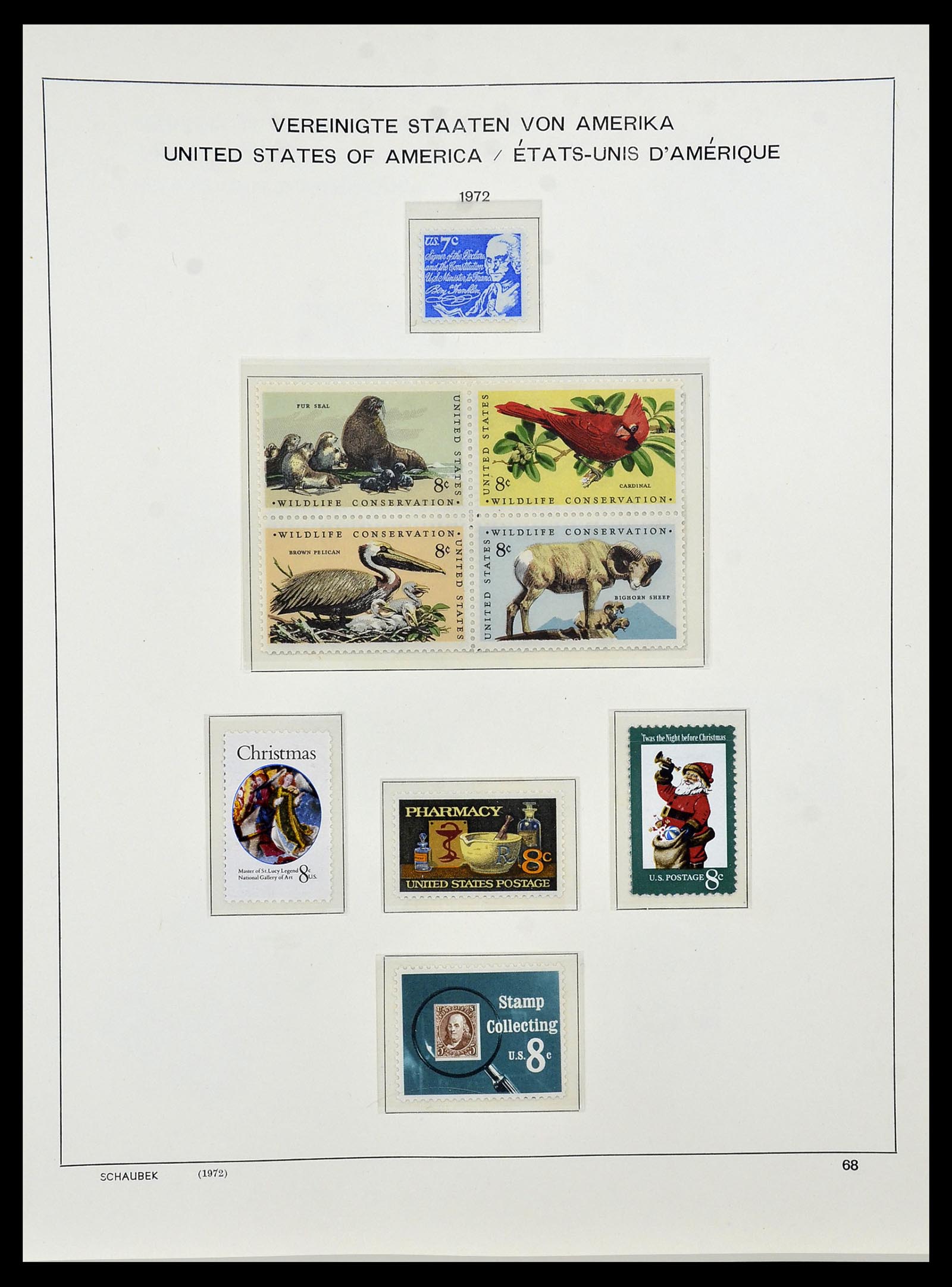 34525 162 - Postzegelverzameling 34525 USA 1851-1980.