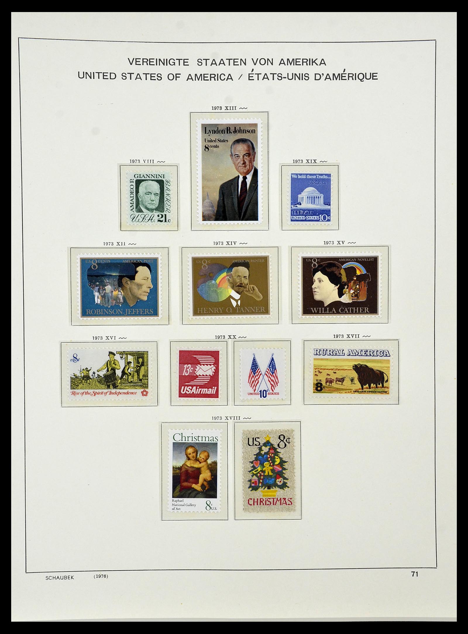 34525 165 - Postzegelverzameling 34525 USA 1851-1980.