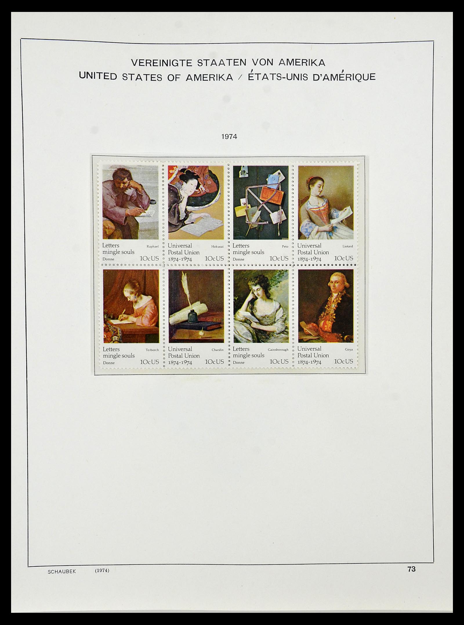 34525 167 - Postzegelverzameling 34525 USA 1851-1980.