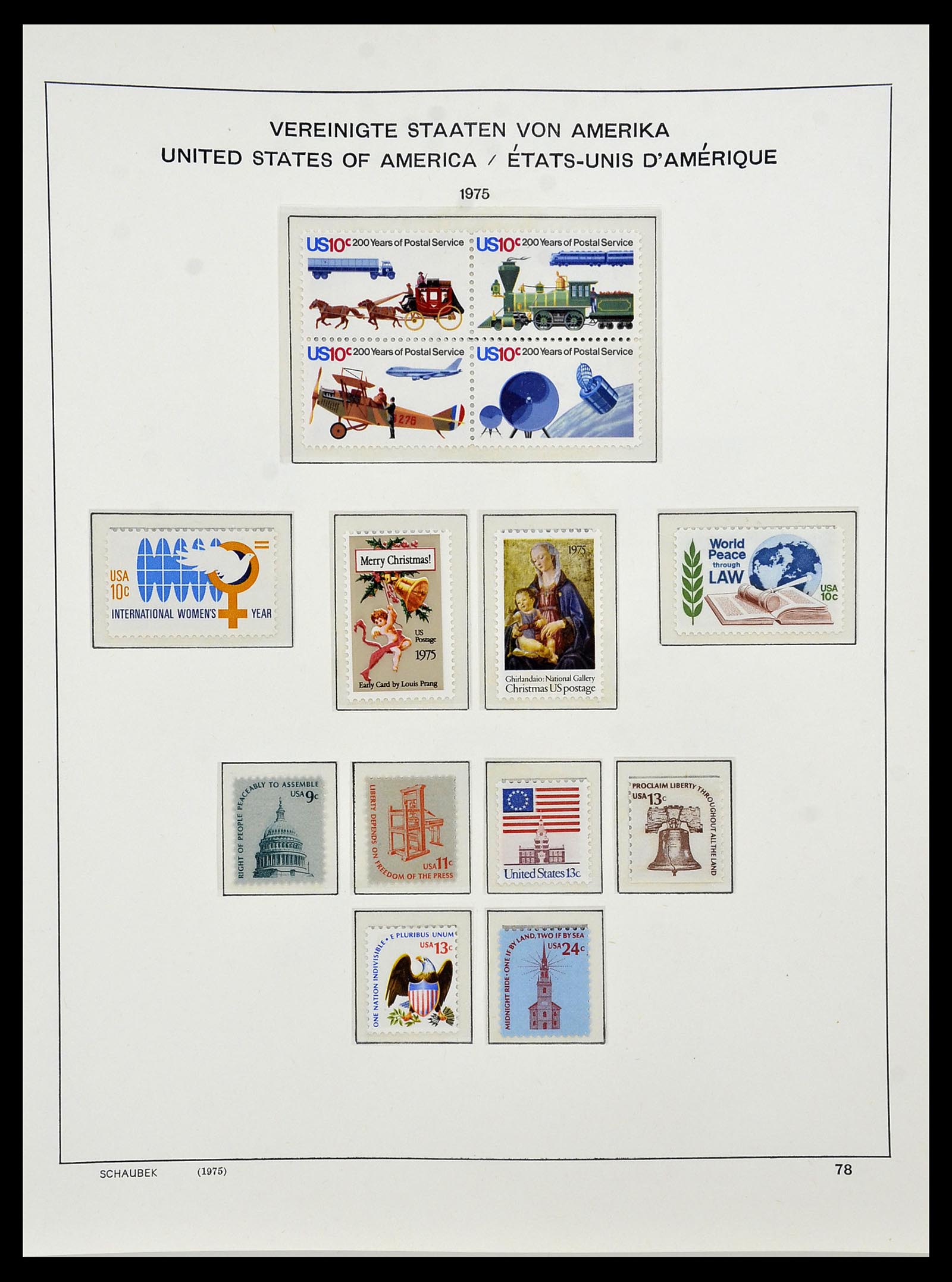 34525 172 - Postzegelverzameling 34525 USA 1851-1980.