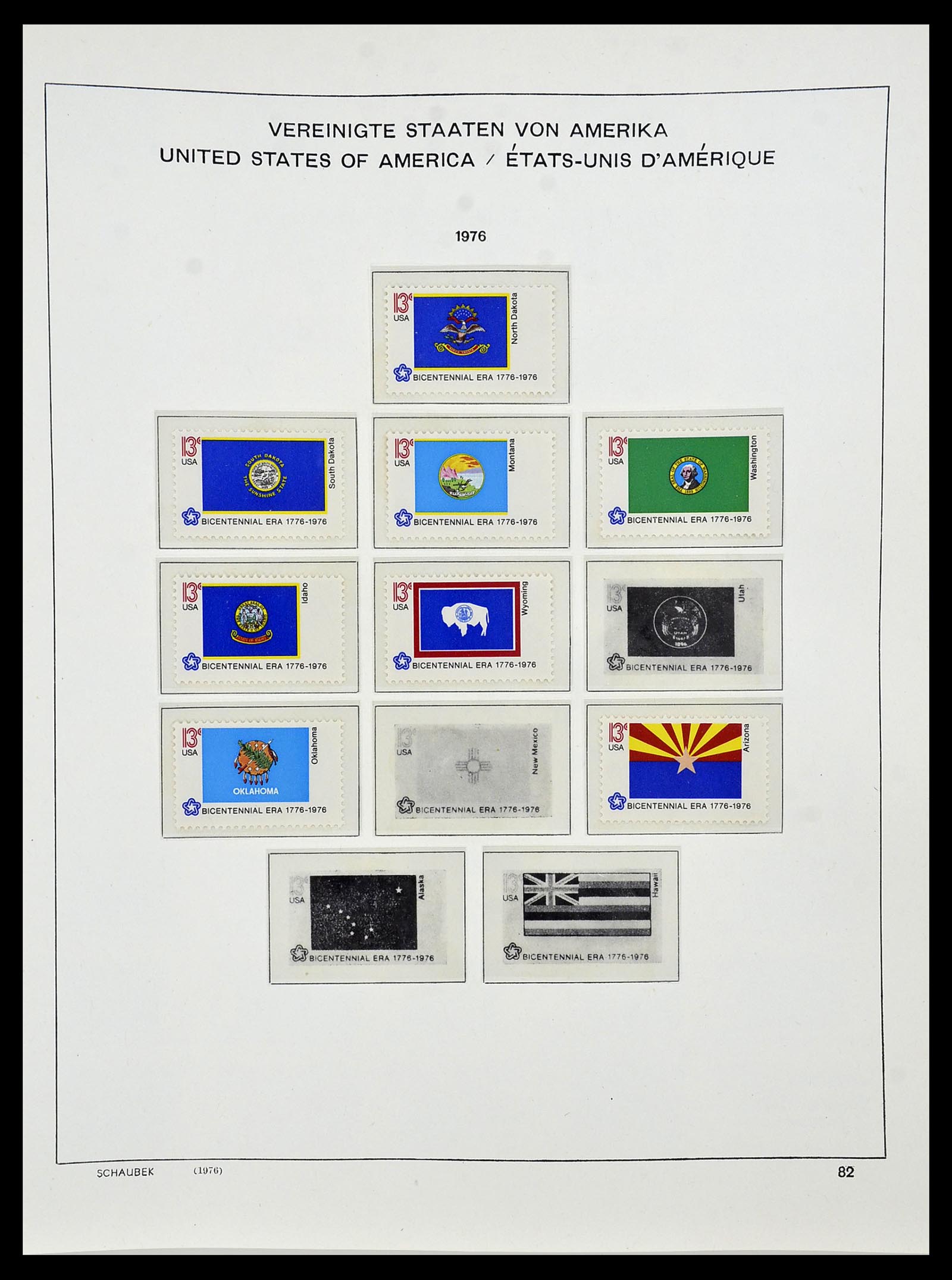 34525 176 - Postzegelverzameling 34525 USA 1851-1980.
