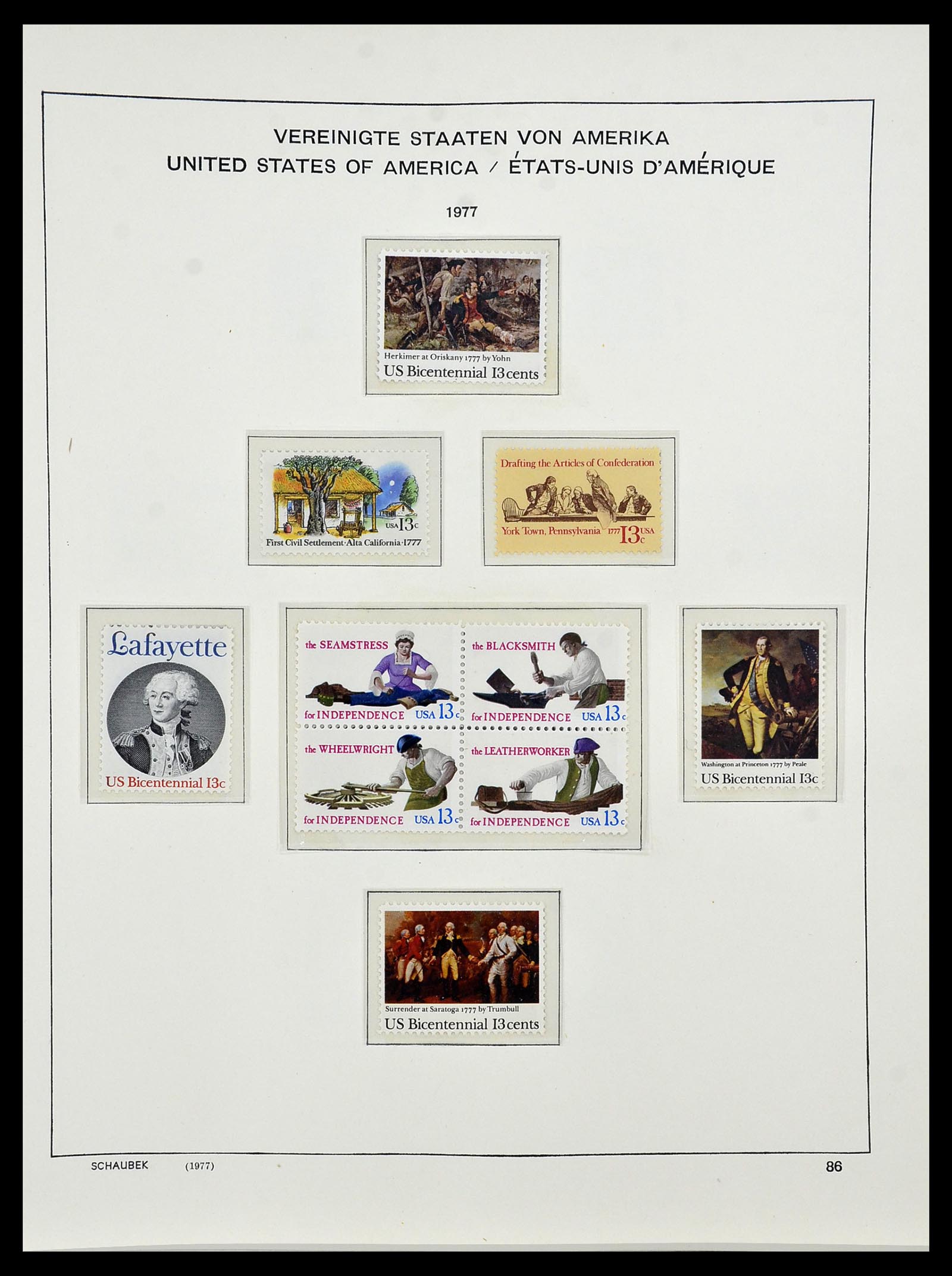 34525 185 - Postzegelverzameling 34525 USA 1851-1980.