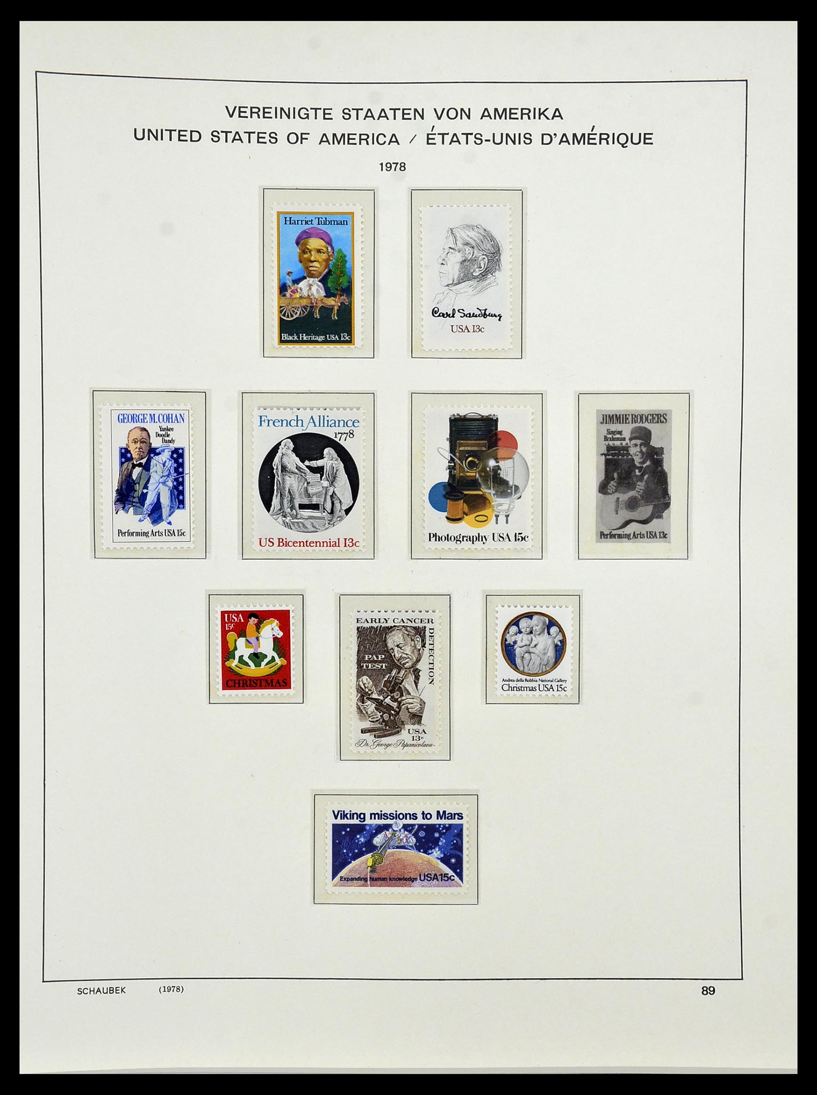 34525 188 - Postzegelverzameling 34525 USA 1851-1980.