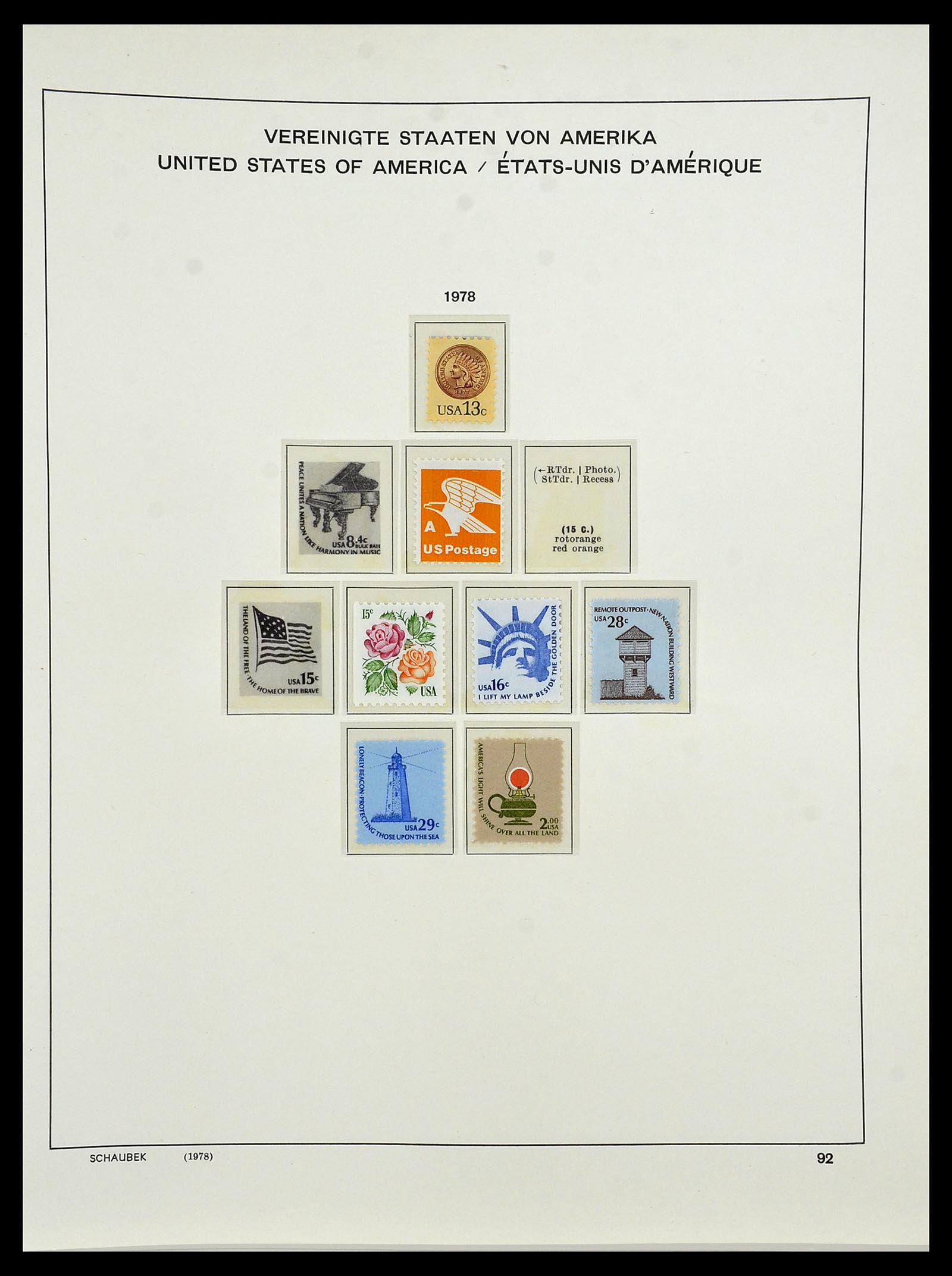 34525 192 - Postzegelverzameling 34525 USA 1851-1980.