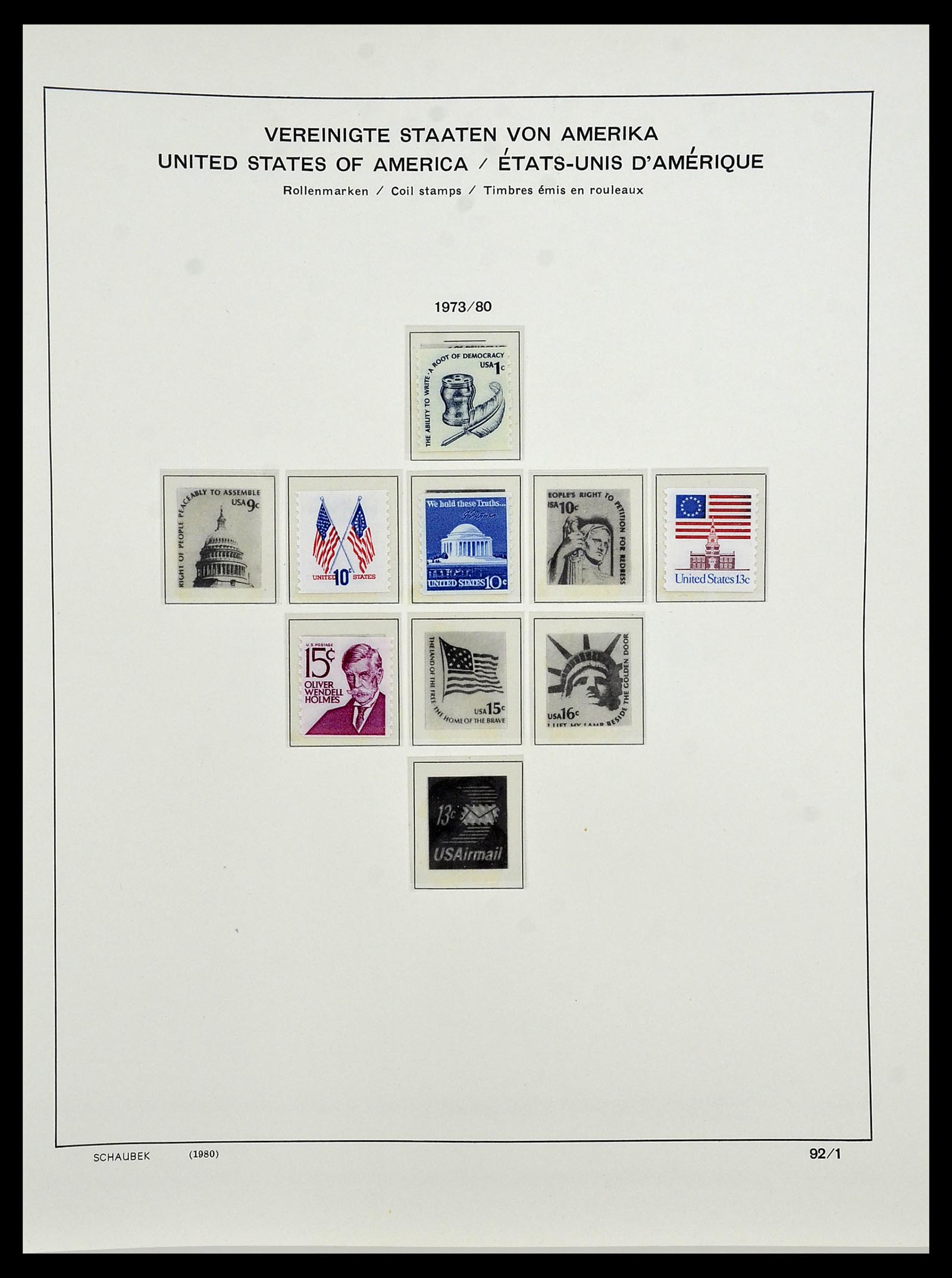34525 193 - Postzegelverzameling 34525 USA 1851-1980.