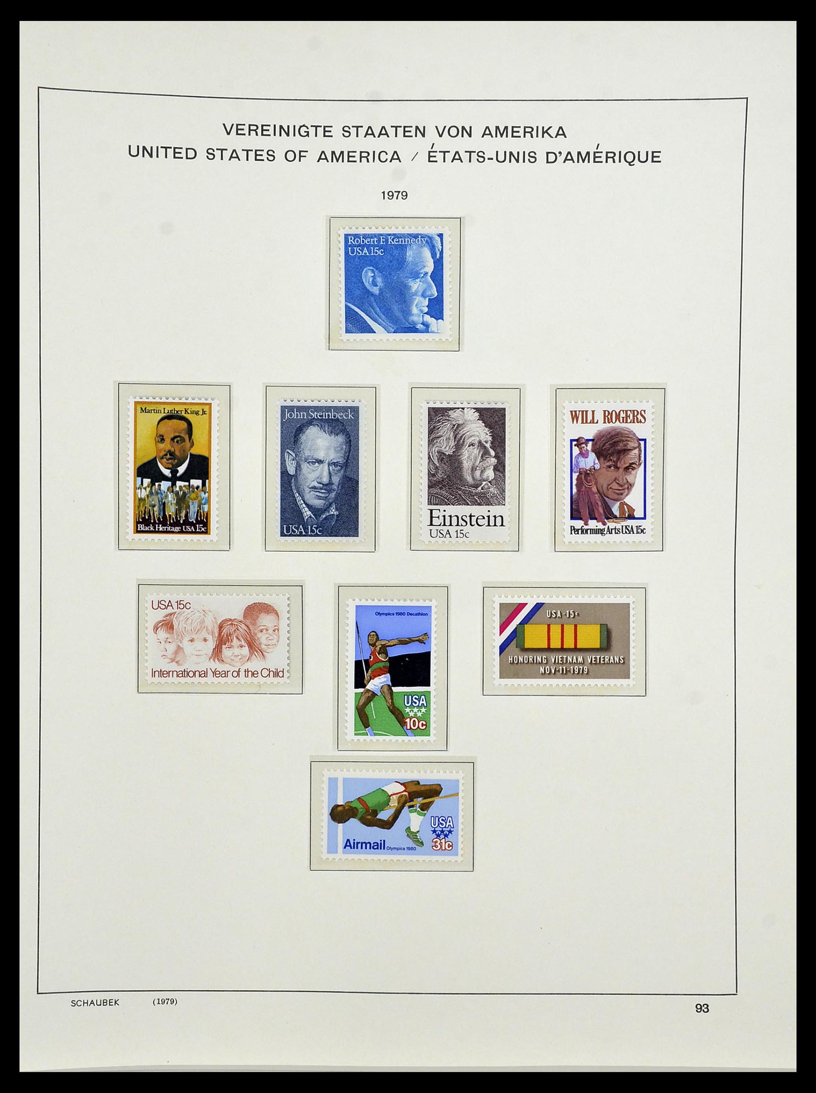 34525 195 - Postzegelverzameling 34525 USA 1851-1980.
