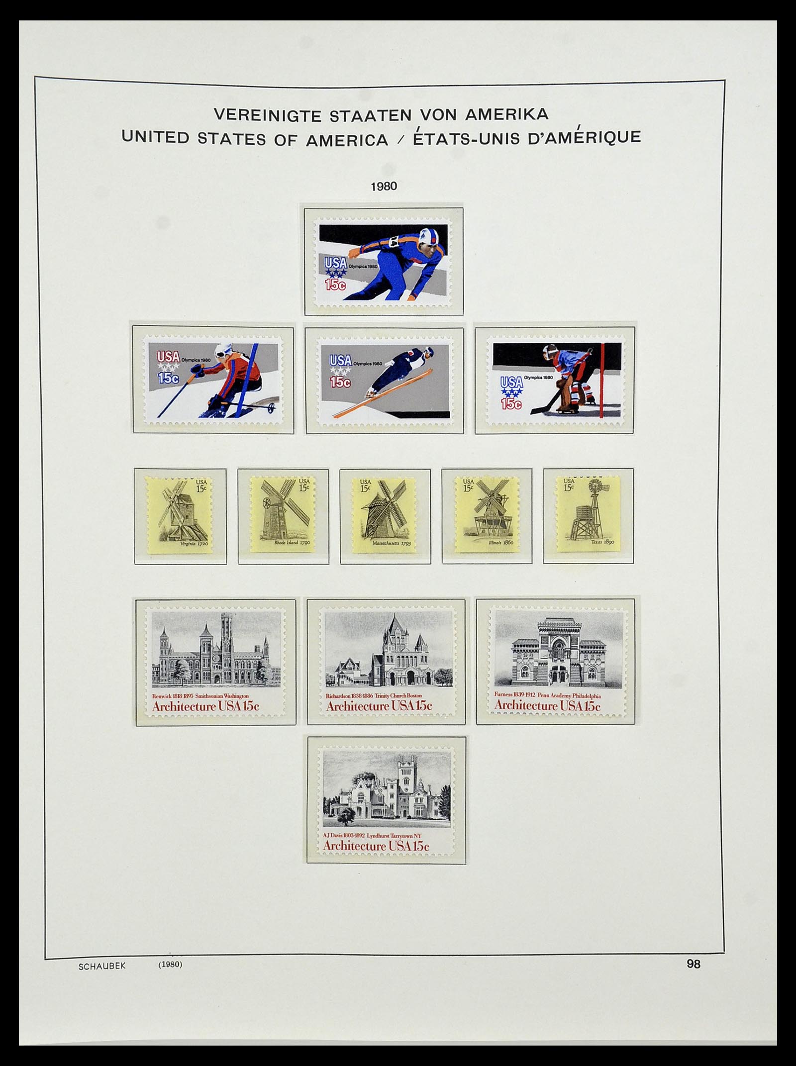 34525 200 - Stamp Collection 34525 USA 1851-1980.