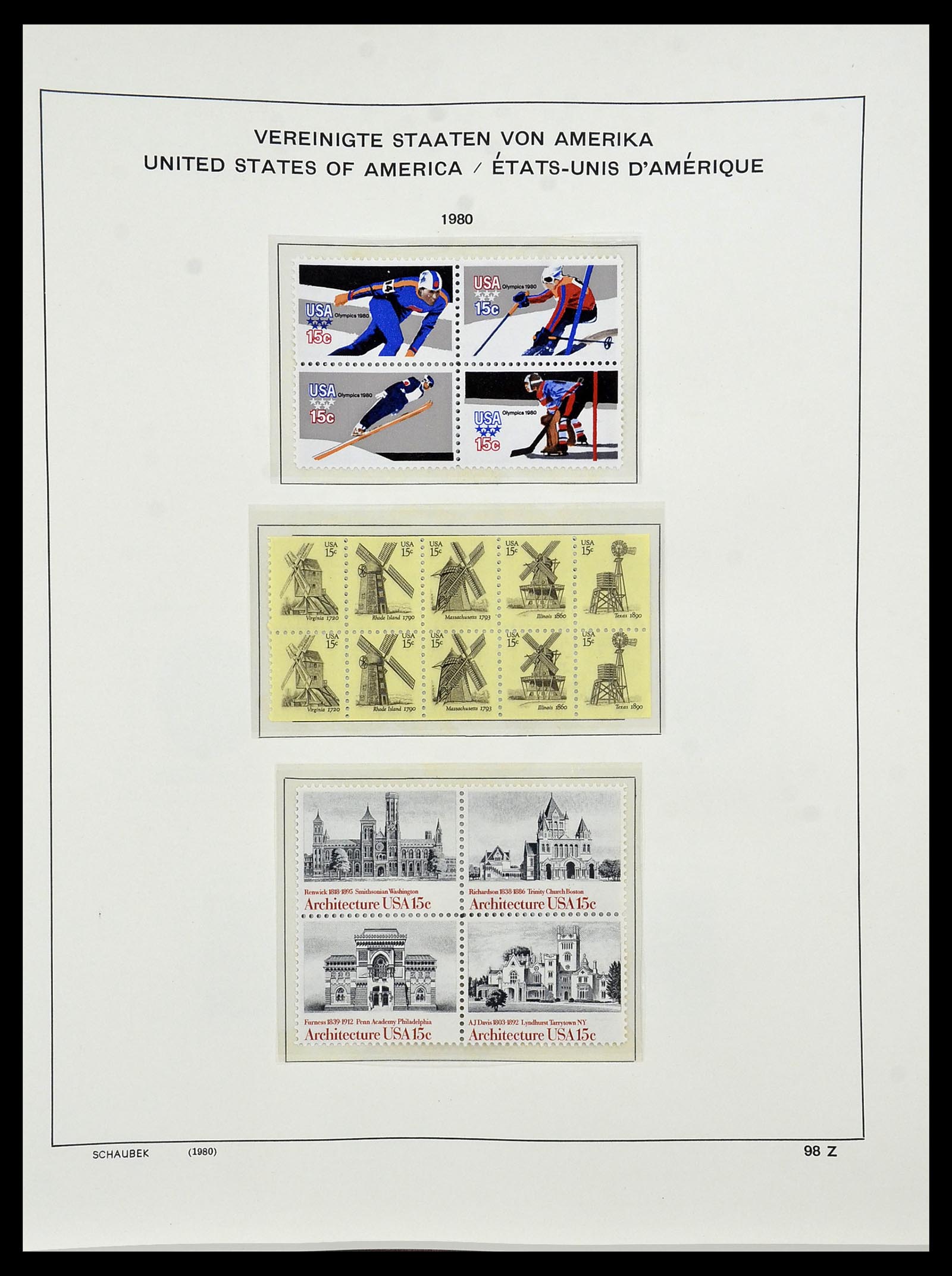 34525 201 - Postzegelverzameling 34525 USA 1851-1980.