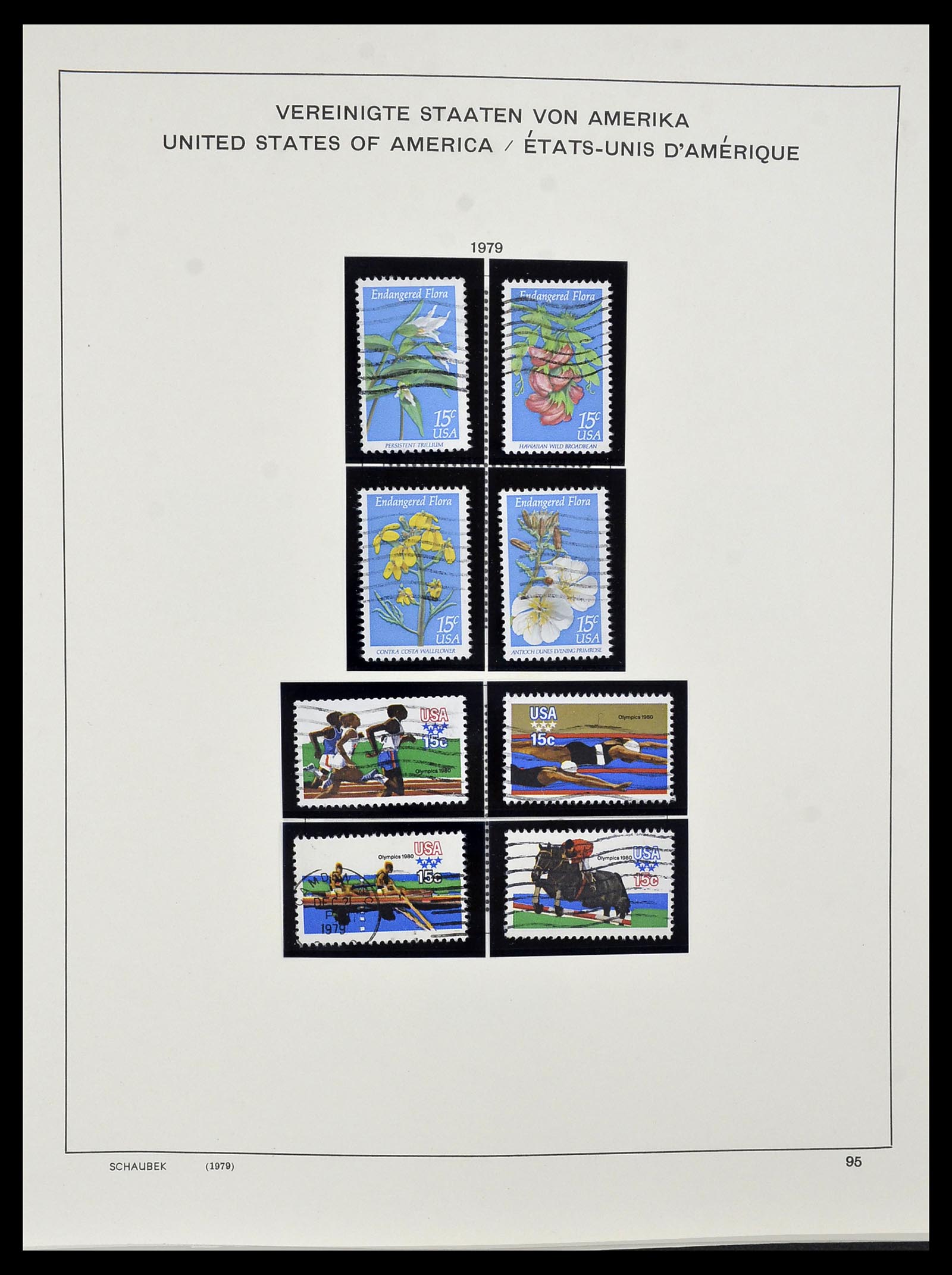34525 205 - Postzegelverzameling 34525 USA 1851-1980.