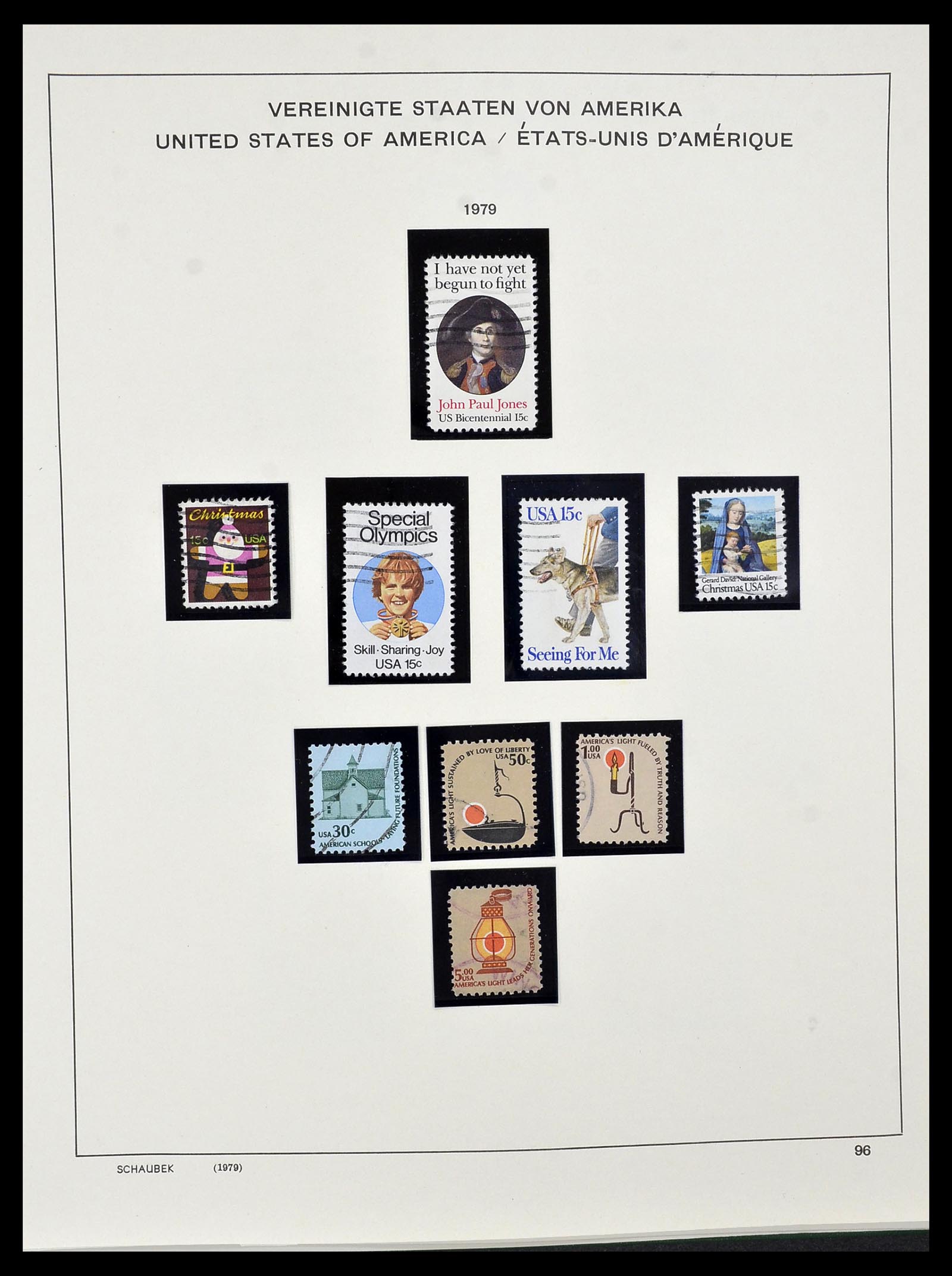 34525 206 - Postzegelverzameling 34525 USA 1851-1980.