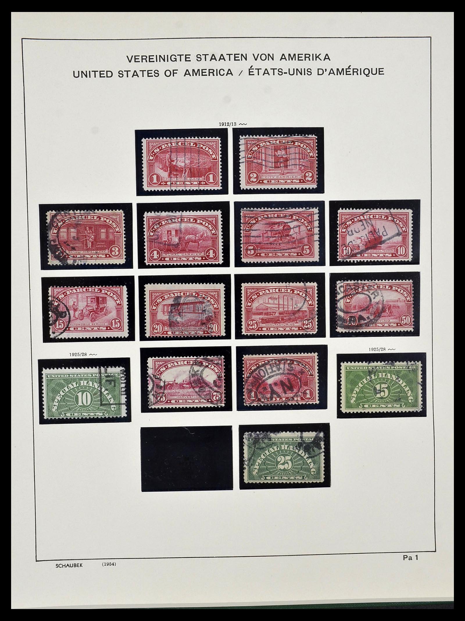 34525 217 - Stamp Collection 34525 USA 1851-1980.