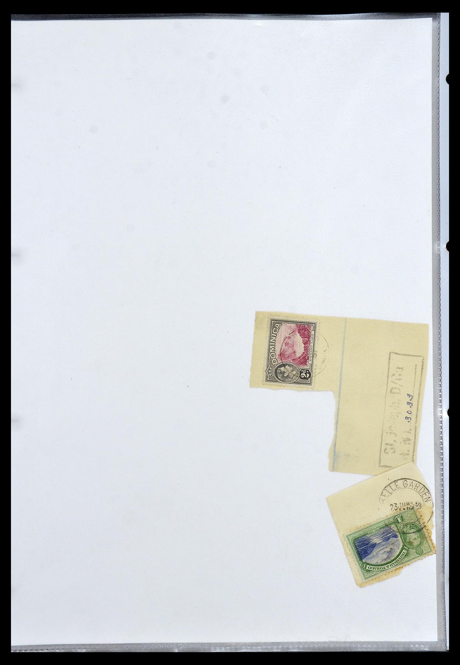 34527 001 - Stamp Collection 34527 Trinidad and Tobago cancels 1900-1956.