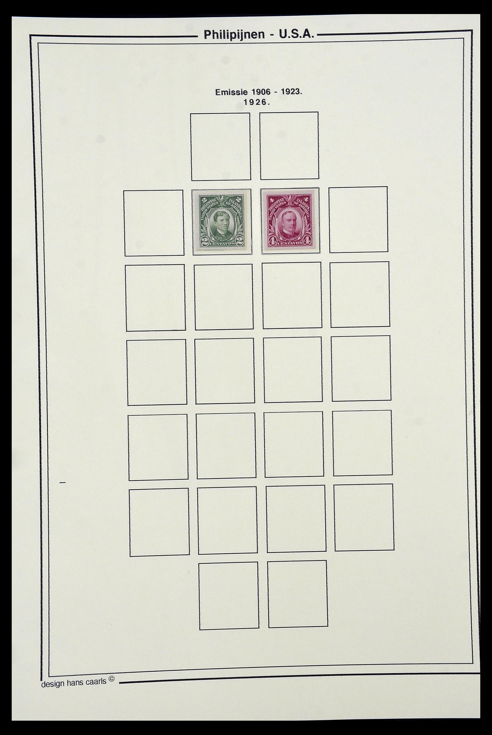 34530 006 - Postzegelverzameling 34530 Filippijnen 1899-1944.