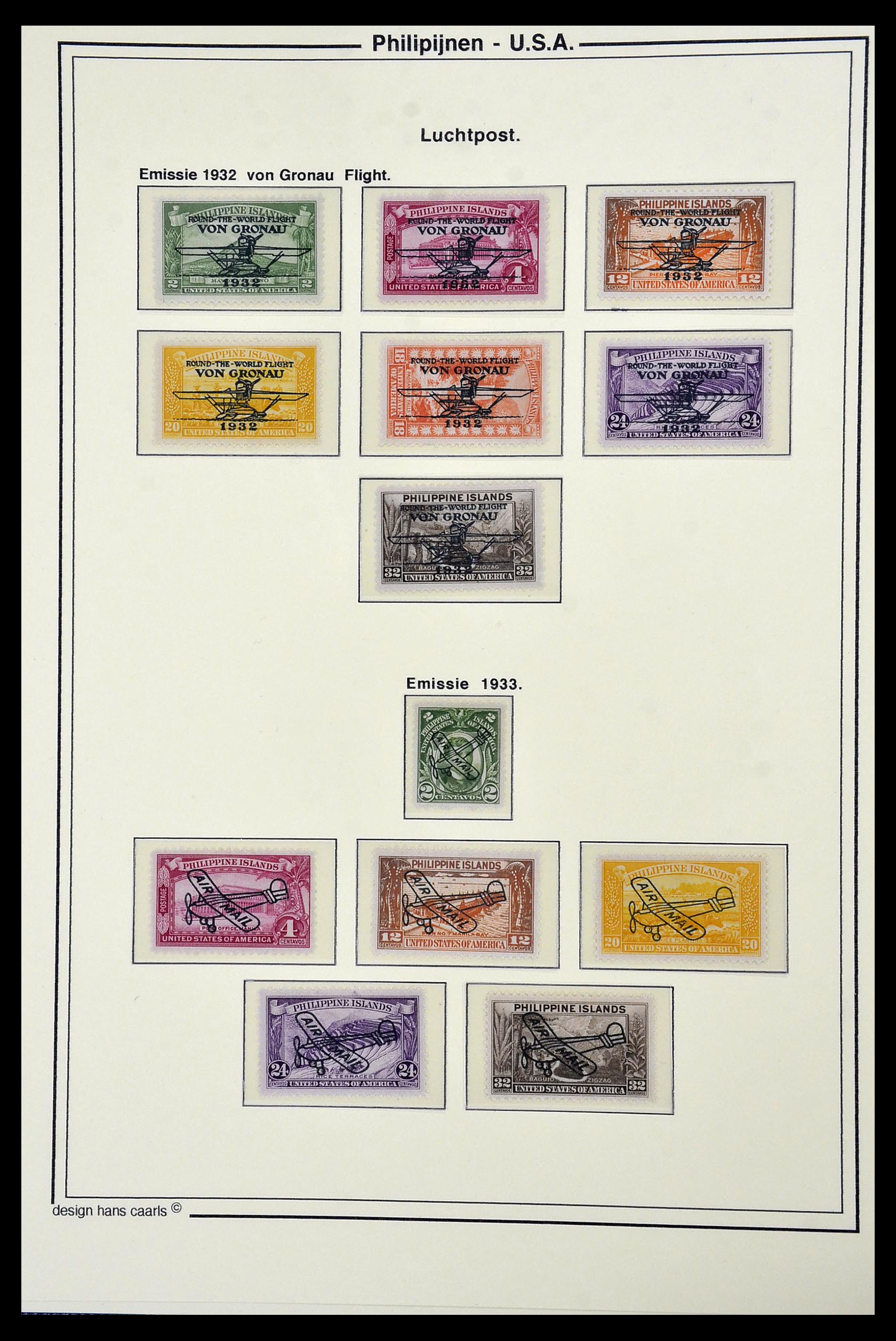 34530 018 - Stamp Collection 34530 Philippines 1899-1944.