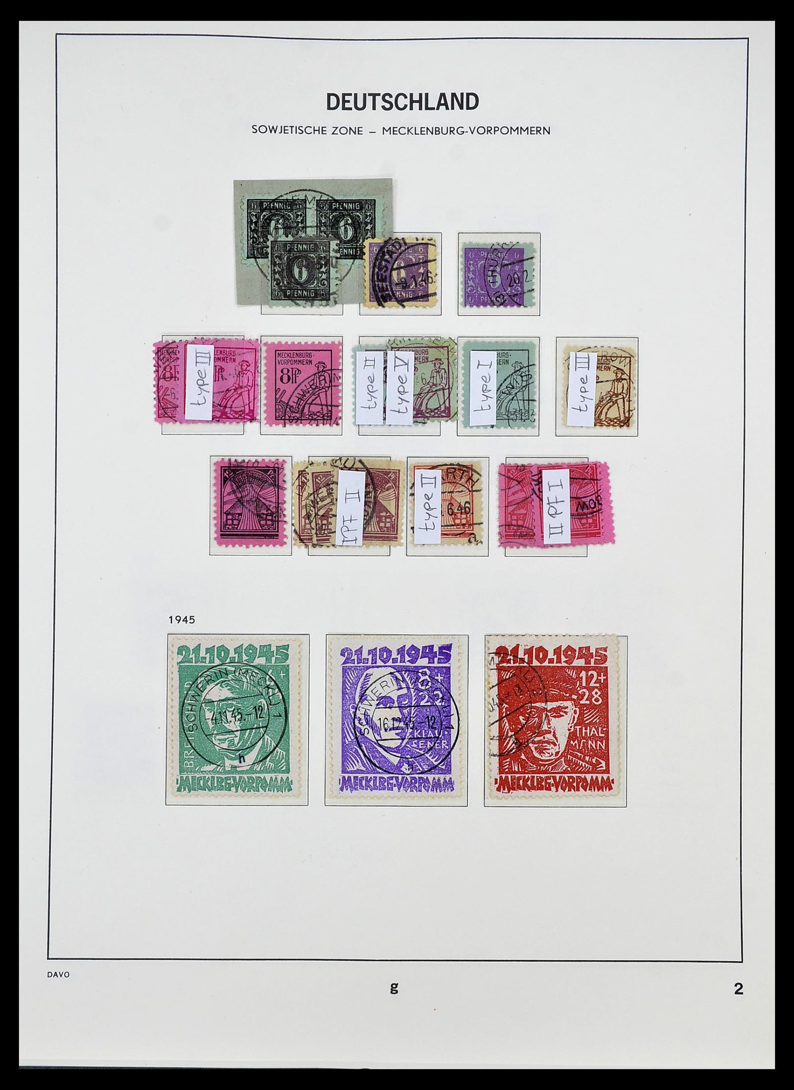 34532 003 - Stamp Collection 34532 GDR 1945-1990.