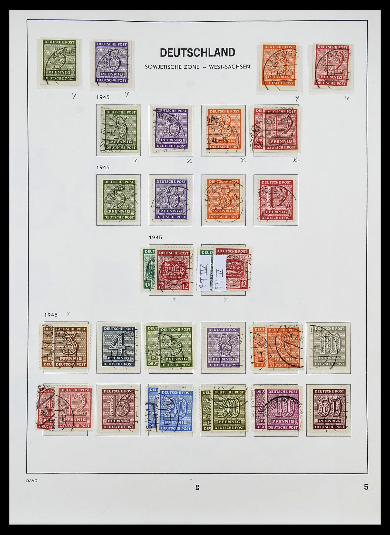 34532 007 - Stamp Collection 34532 GDR 1945-1990.