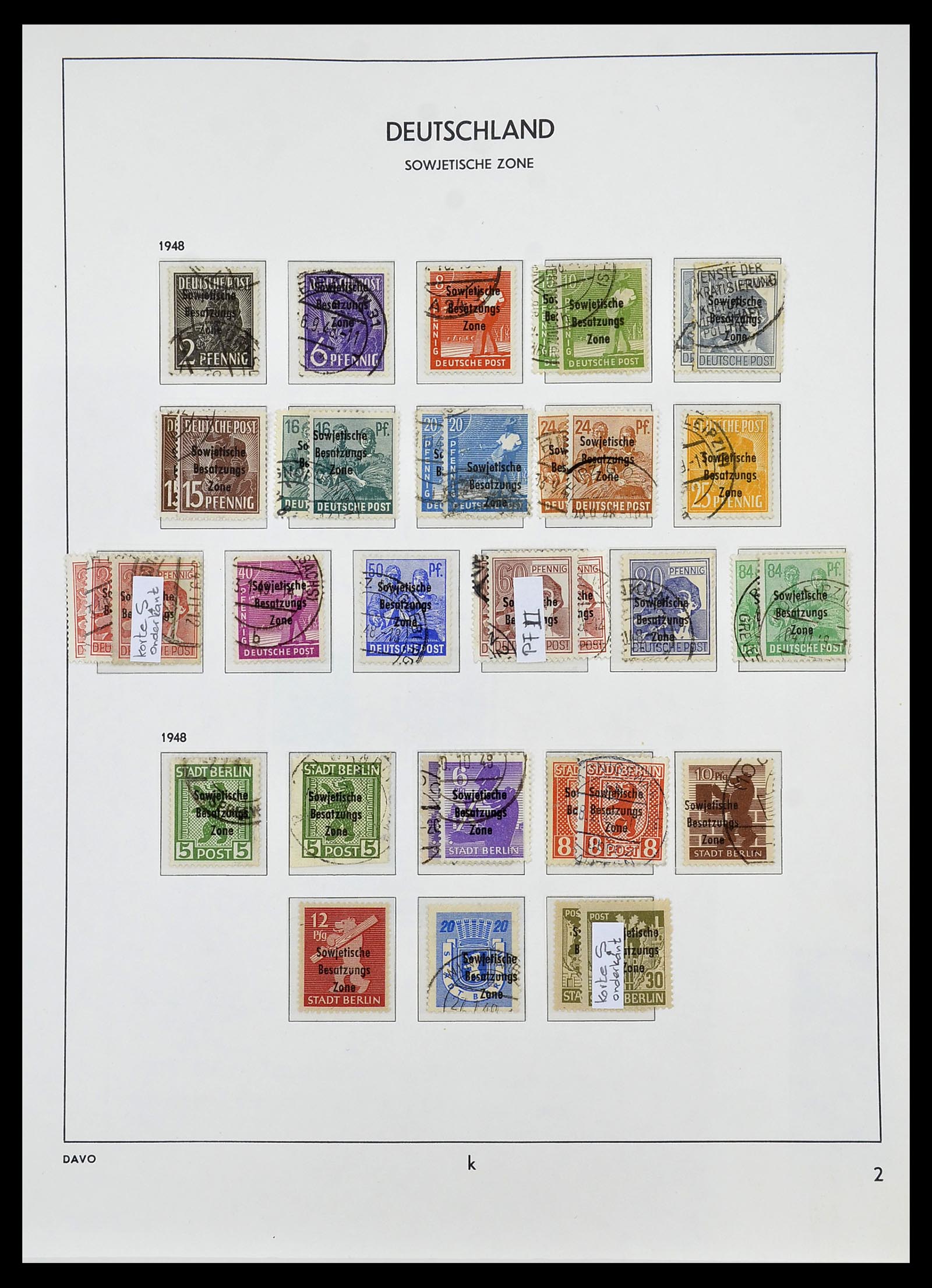 34532 021 - Stamp Collection 34532 GDR 1945-1990.