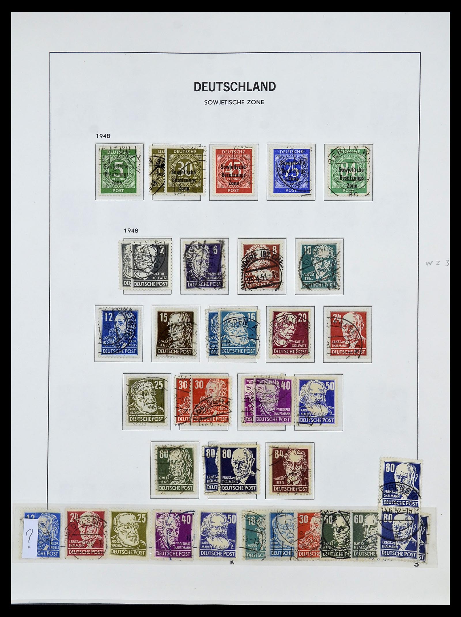 34532 023 - Stamp Collection 34532 GDR 1945-1990.